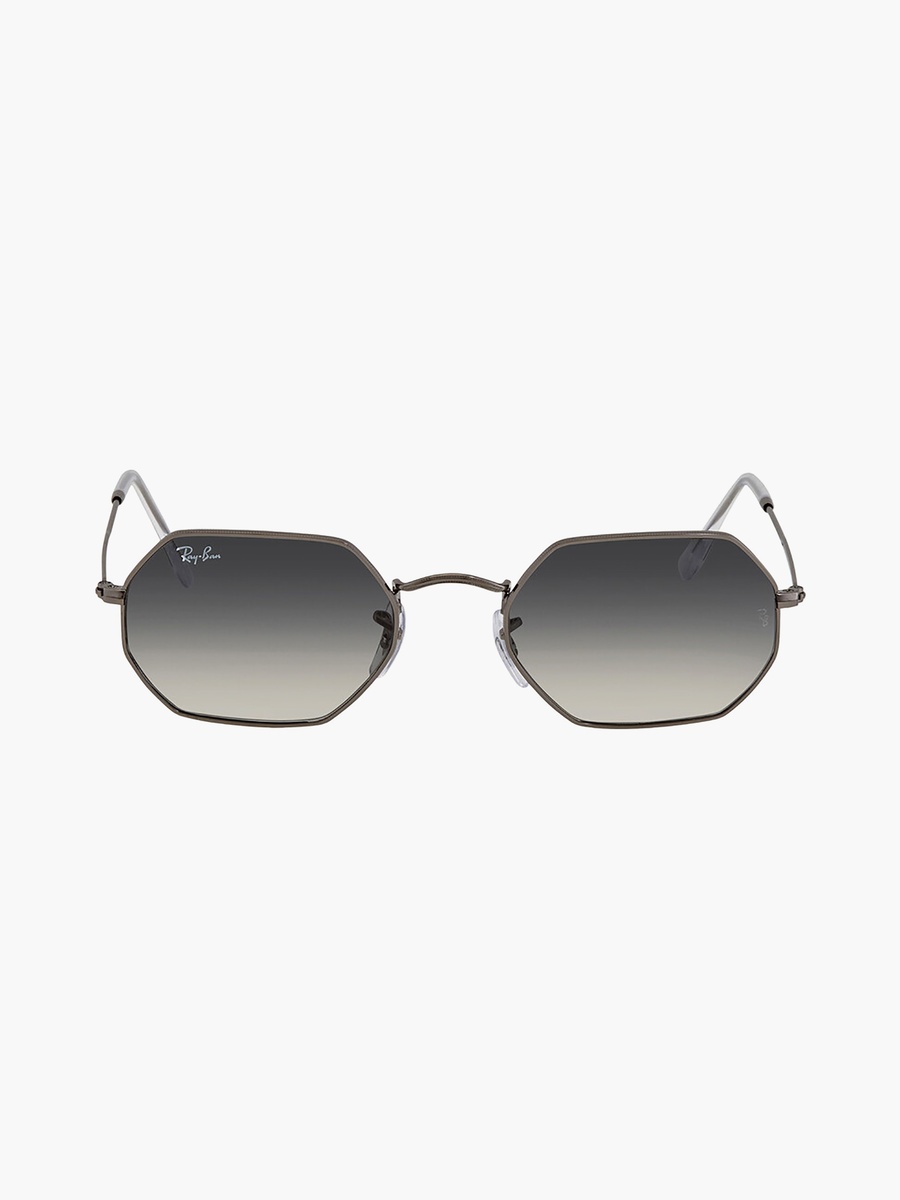 Unisex Rectangle Grey Sunglasses | 115129007