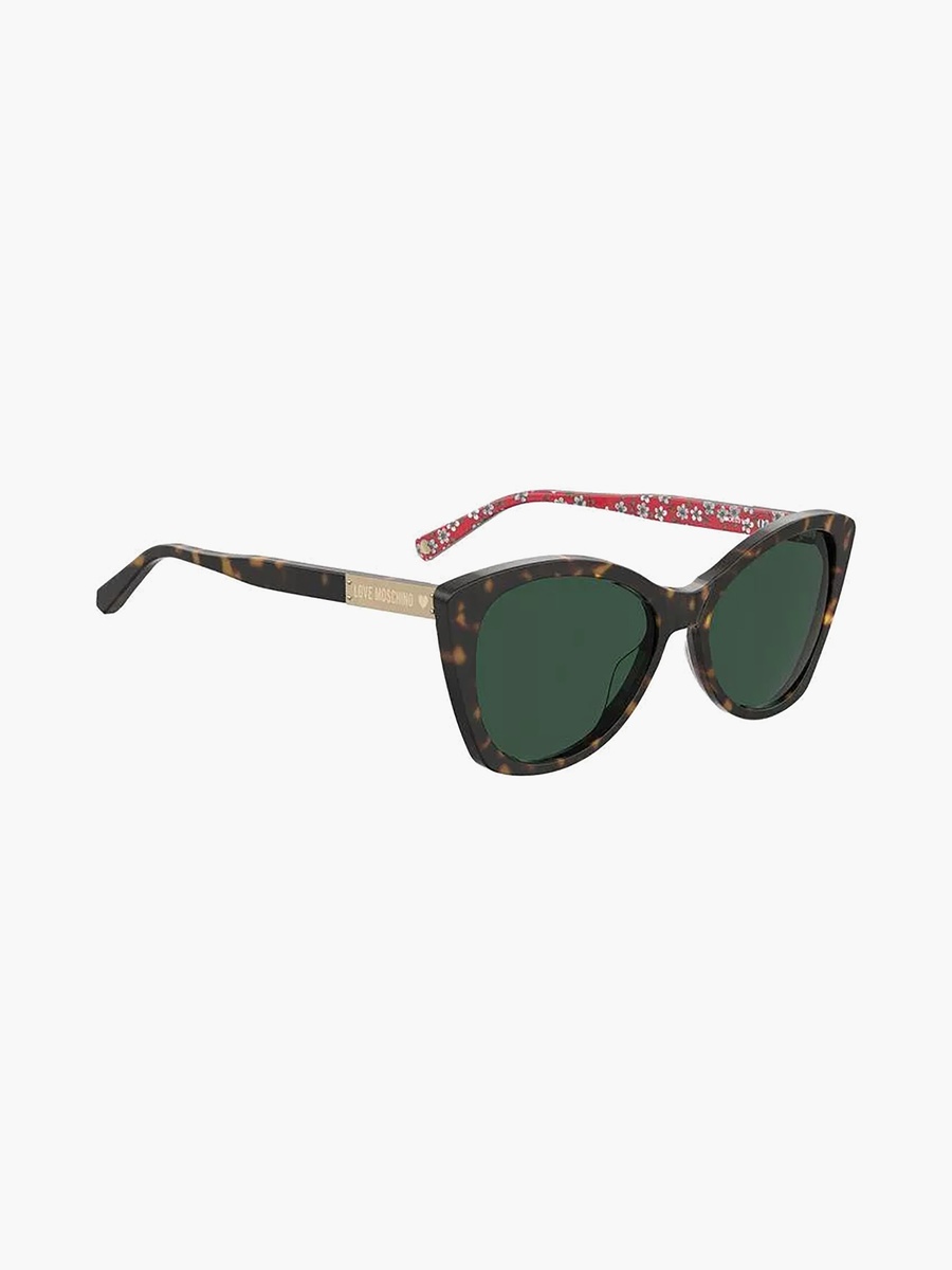 Women Cat Eye Green Sunglasses | MOL031/S