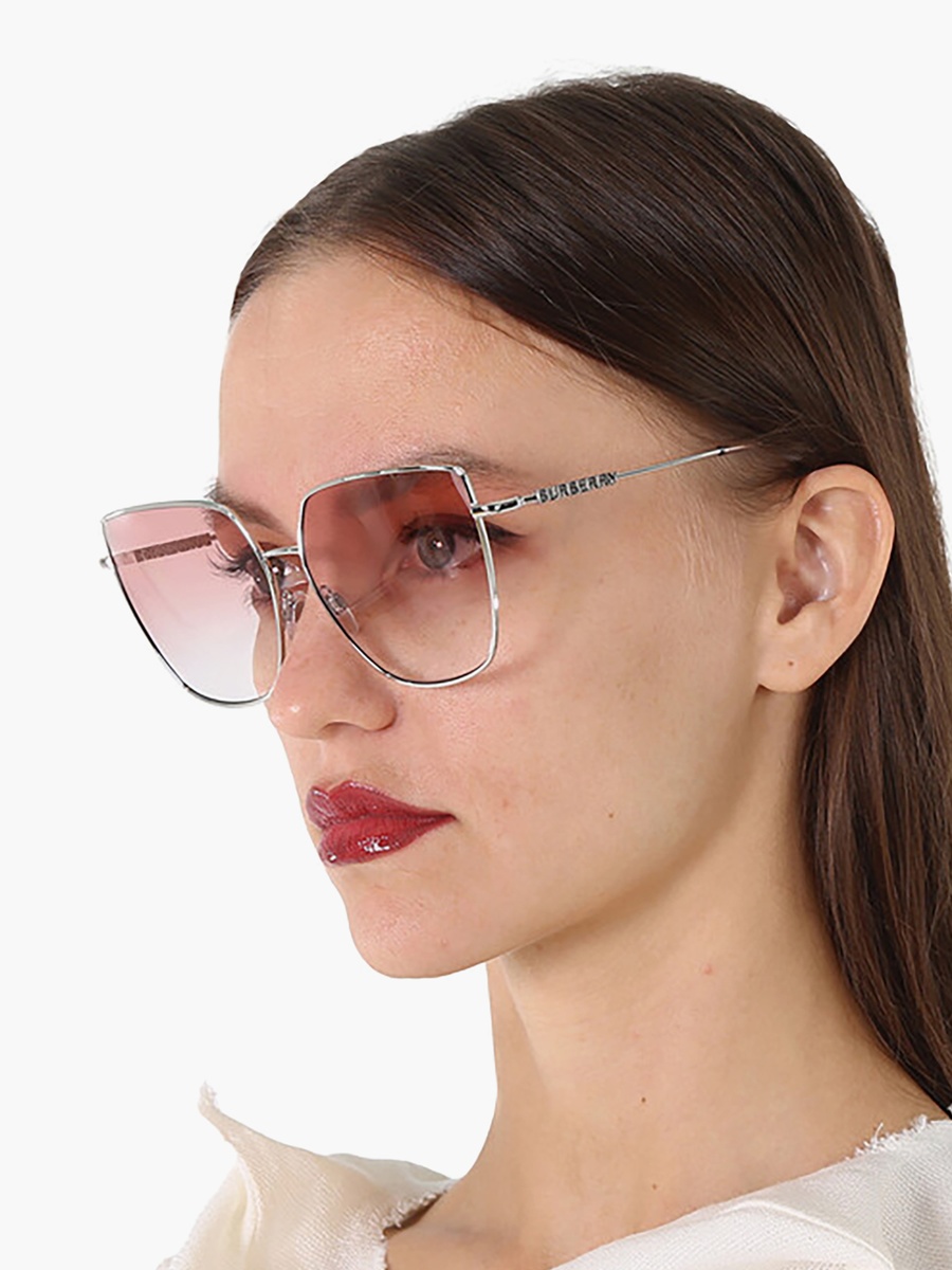 Women Square Oversized Pink Sunglasses | 3143