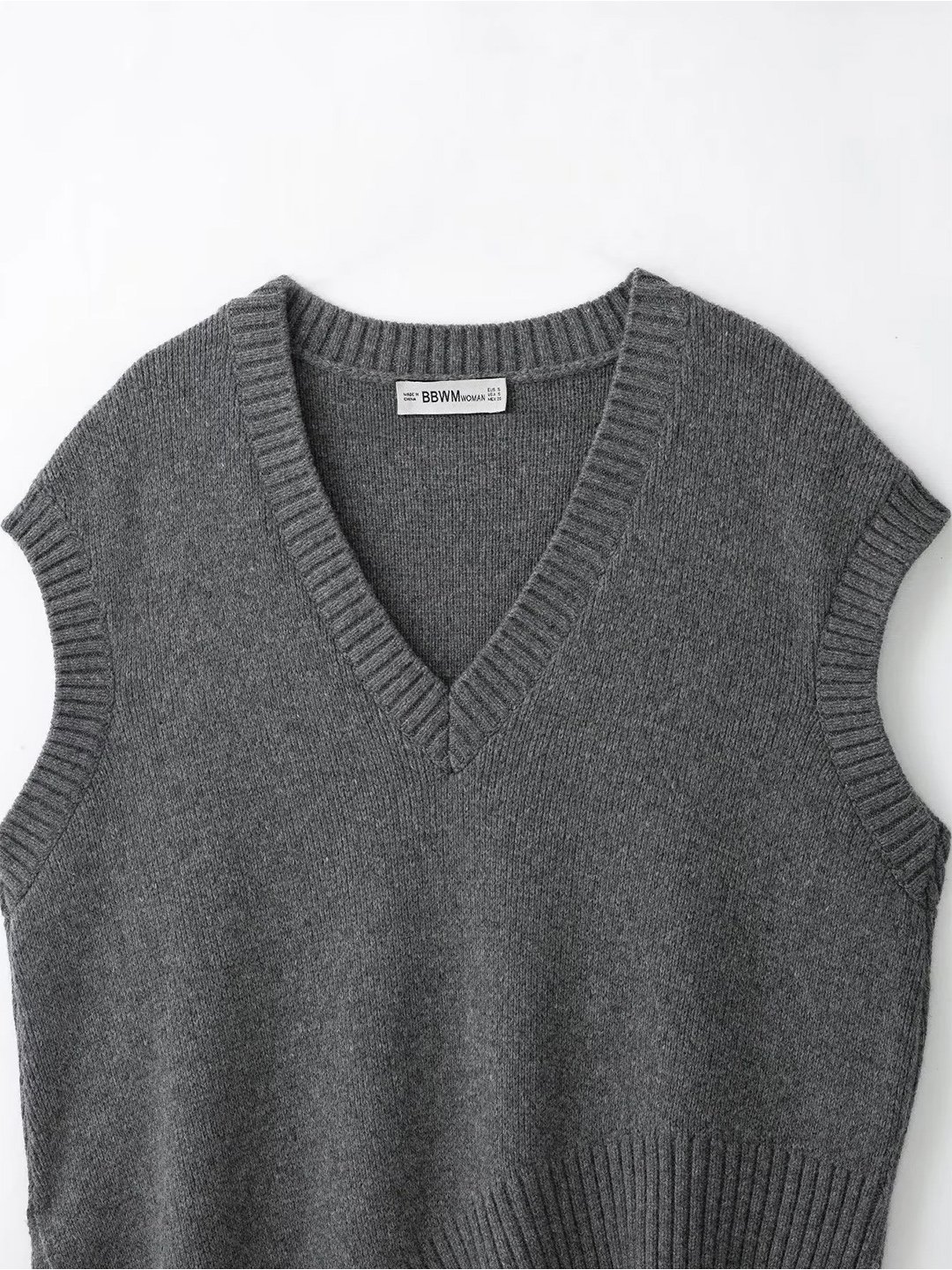 Grey Solid Sweater