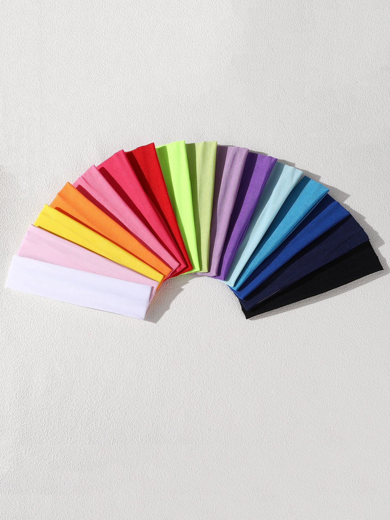 Elastic Headbands Set - 16 Pack