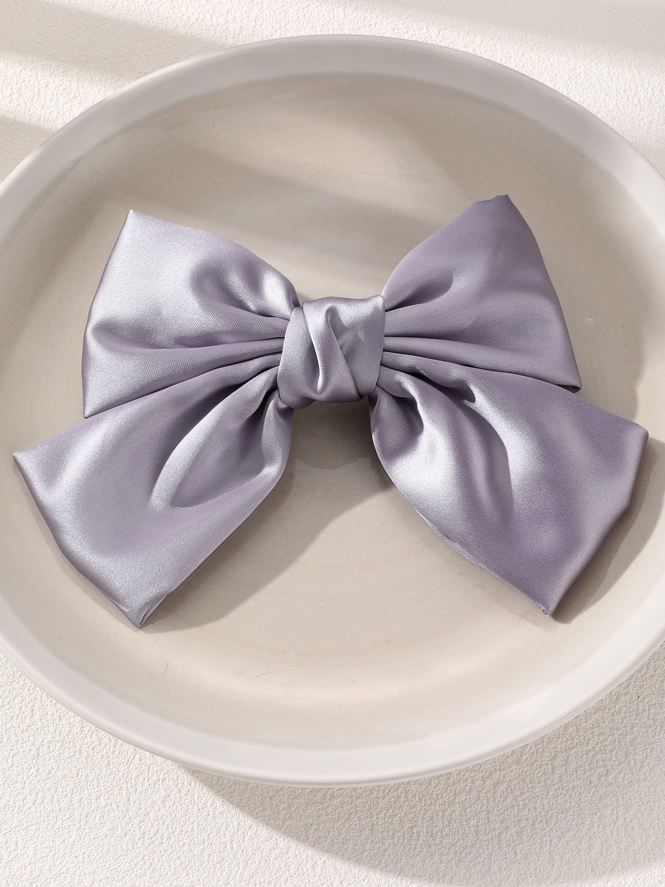 Satin Hair Bow Clip