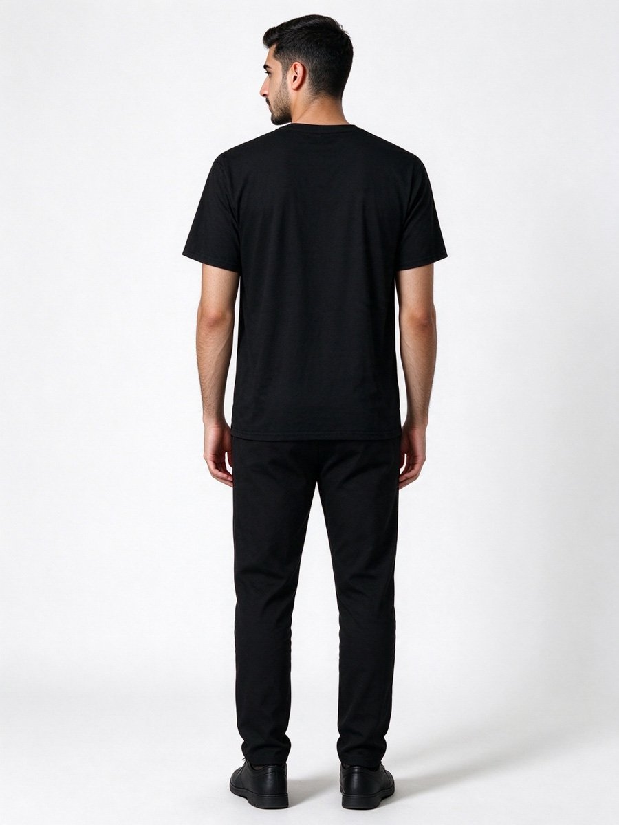 Men Black Duck Squad Graphic T-Shirt