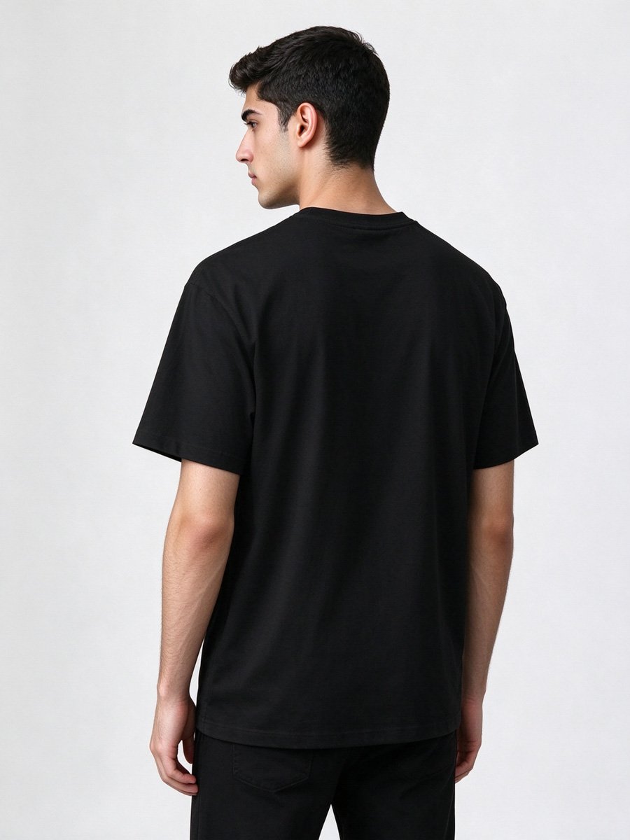 Men Black Break Rules 1988 Graphic T-Shirt