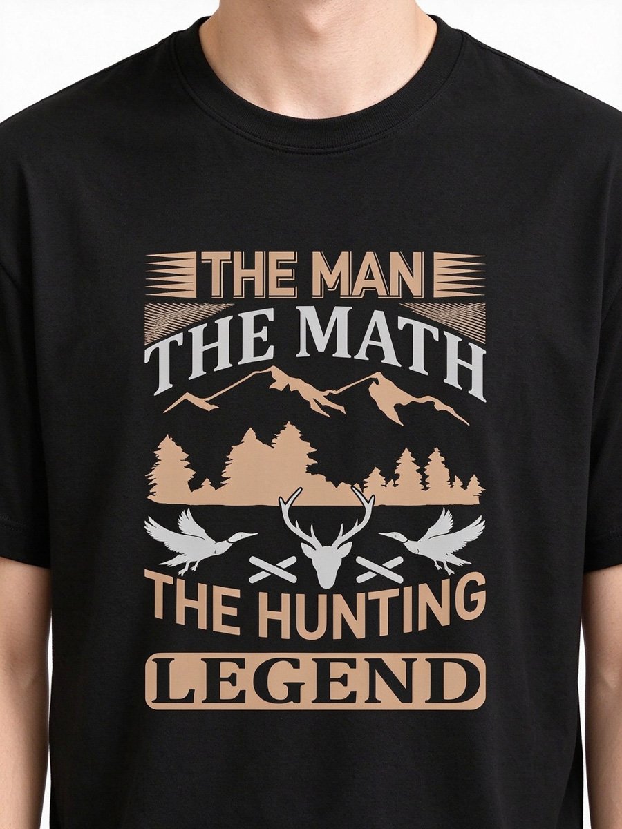 Black Hunters Legend Graphic T-Shirt