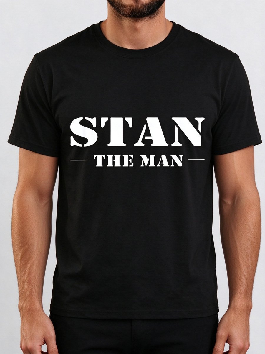 Men Black Cotton Graphic T-Shirt