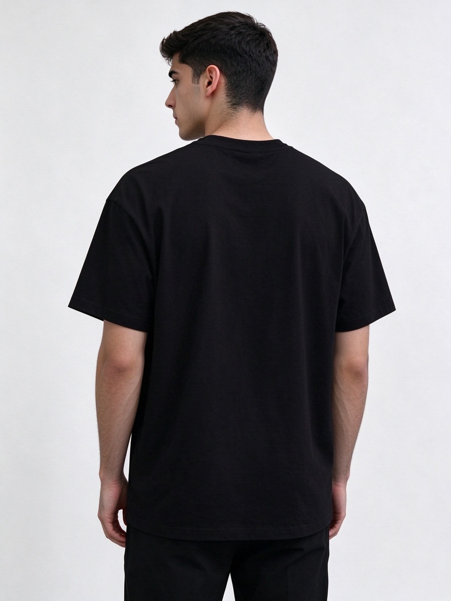 Men Black Tree of Life Graphic T-Shirt