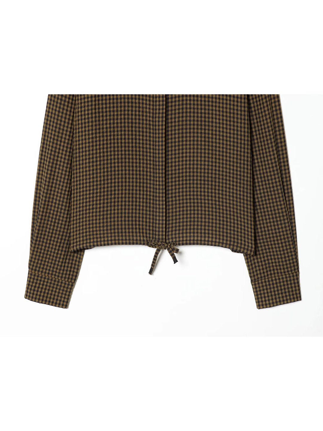 Womens Plaid Long Sleeve Button-Up Shirt