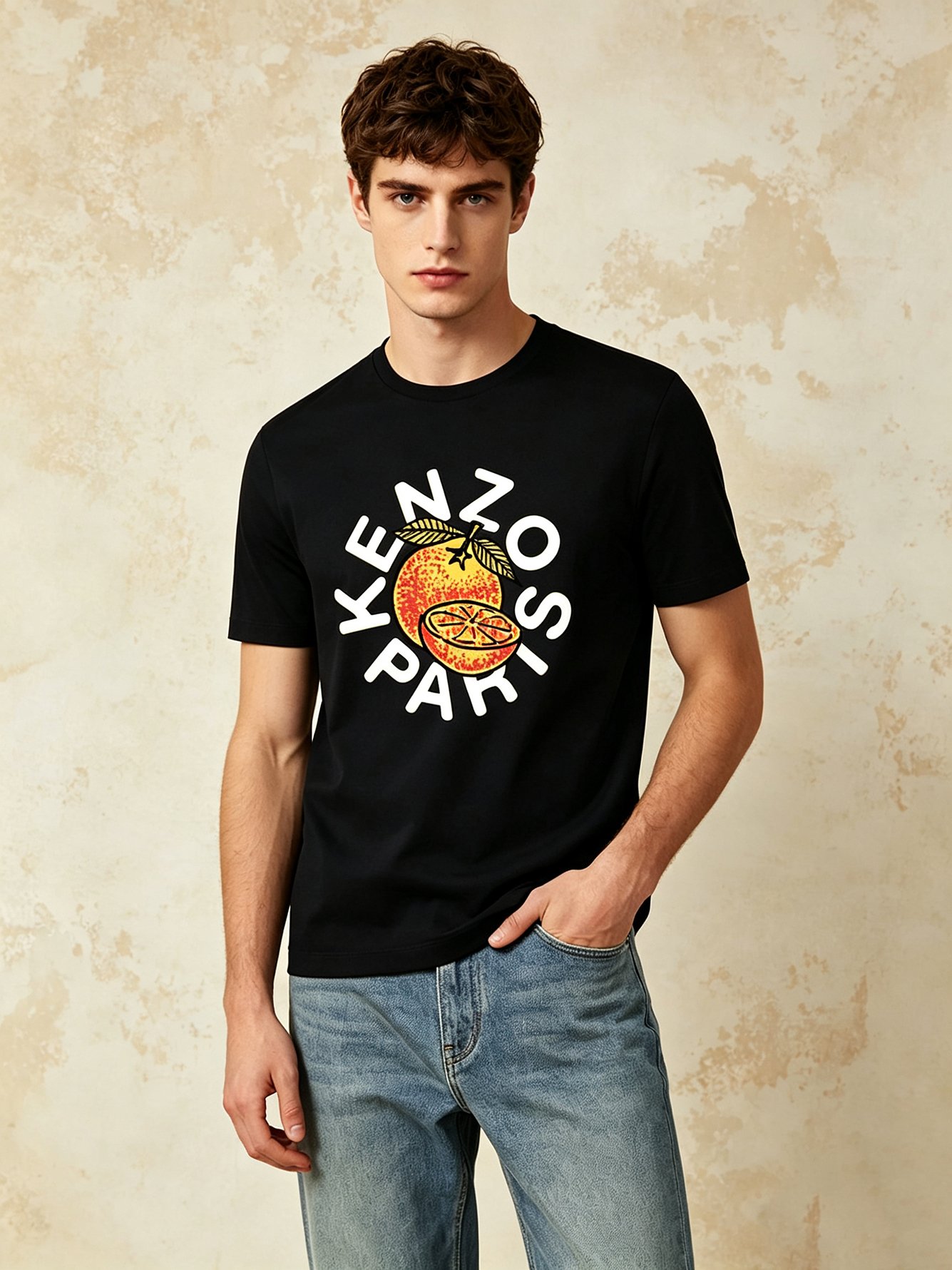 White Solid Round Neck Regular T-Shirt