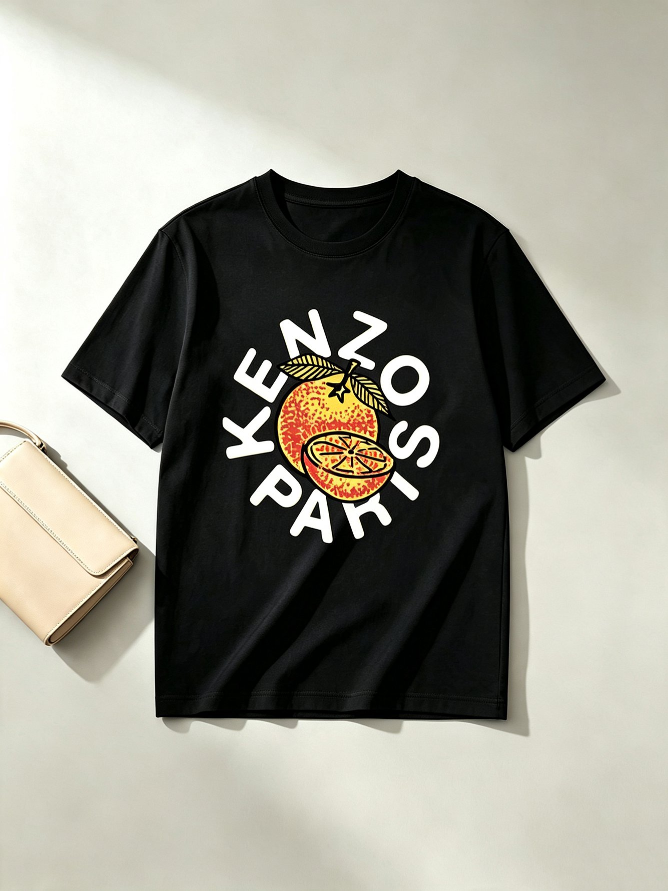 White Solid Round Neck Regular T-Shirt