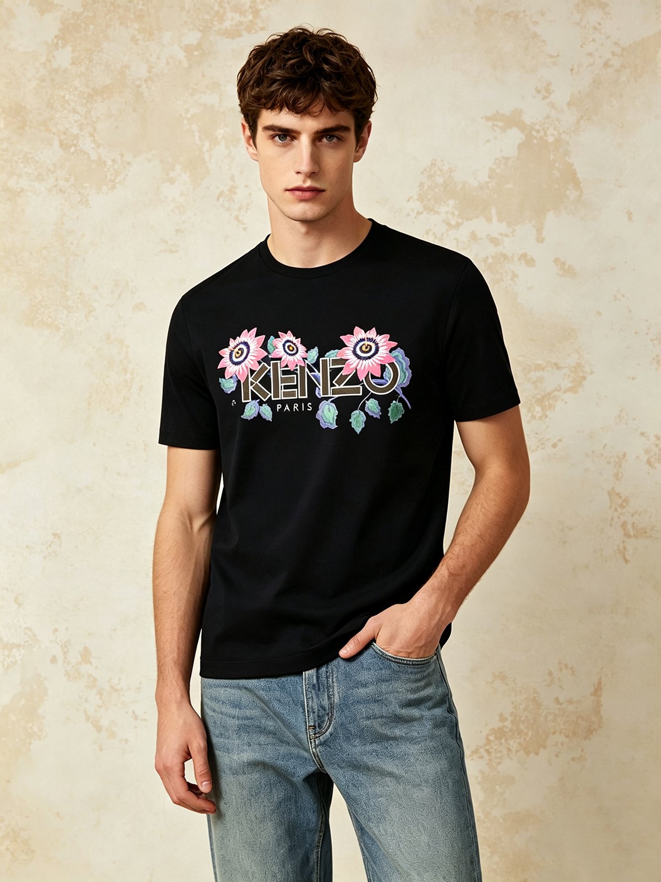 White Solid Round Neck Regular T-Shirt
