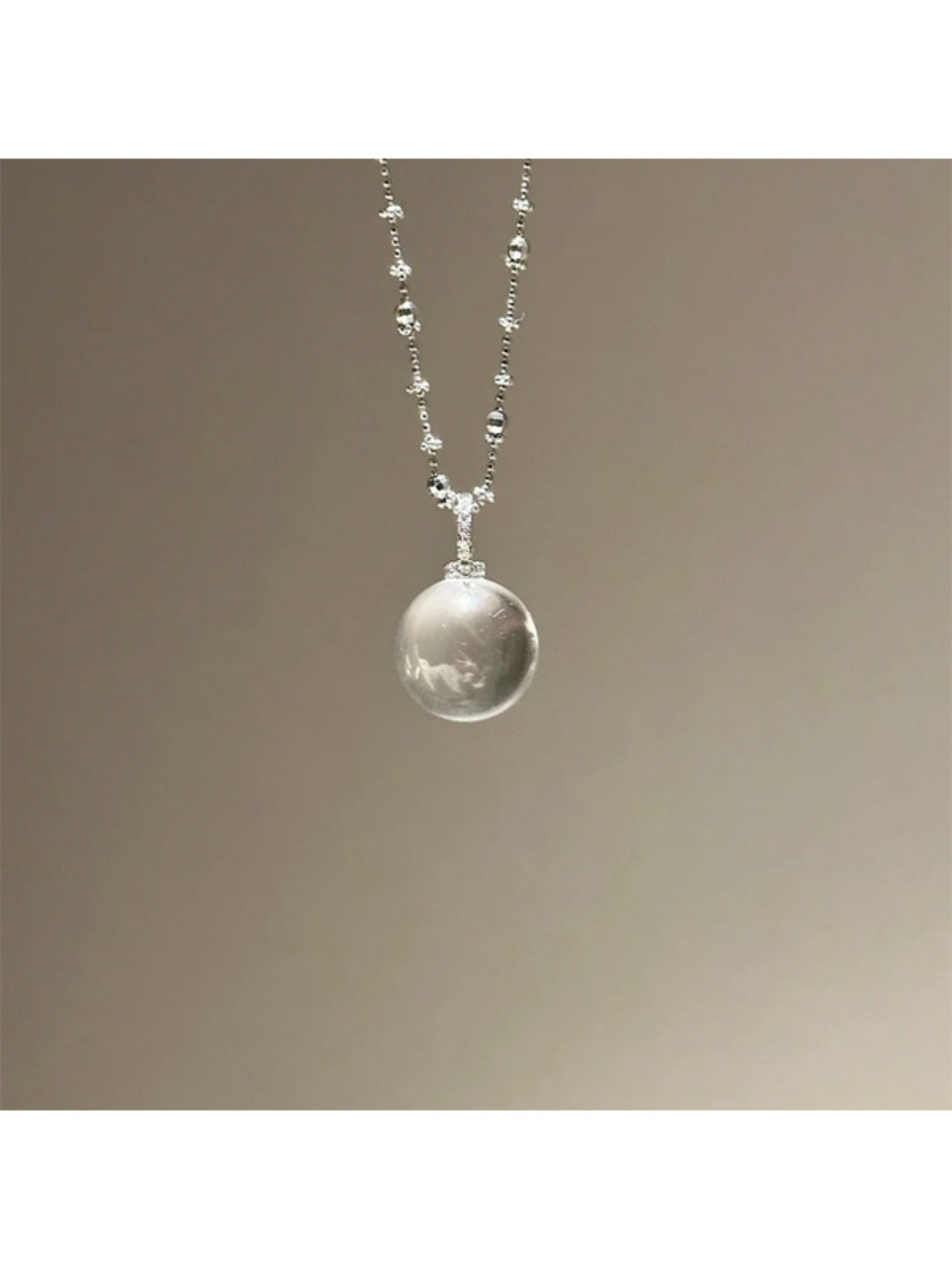 Silver Solid Chain Necklace