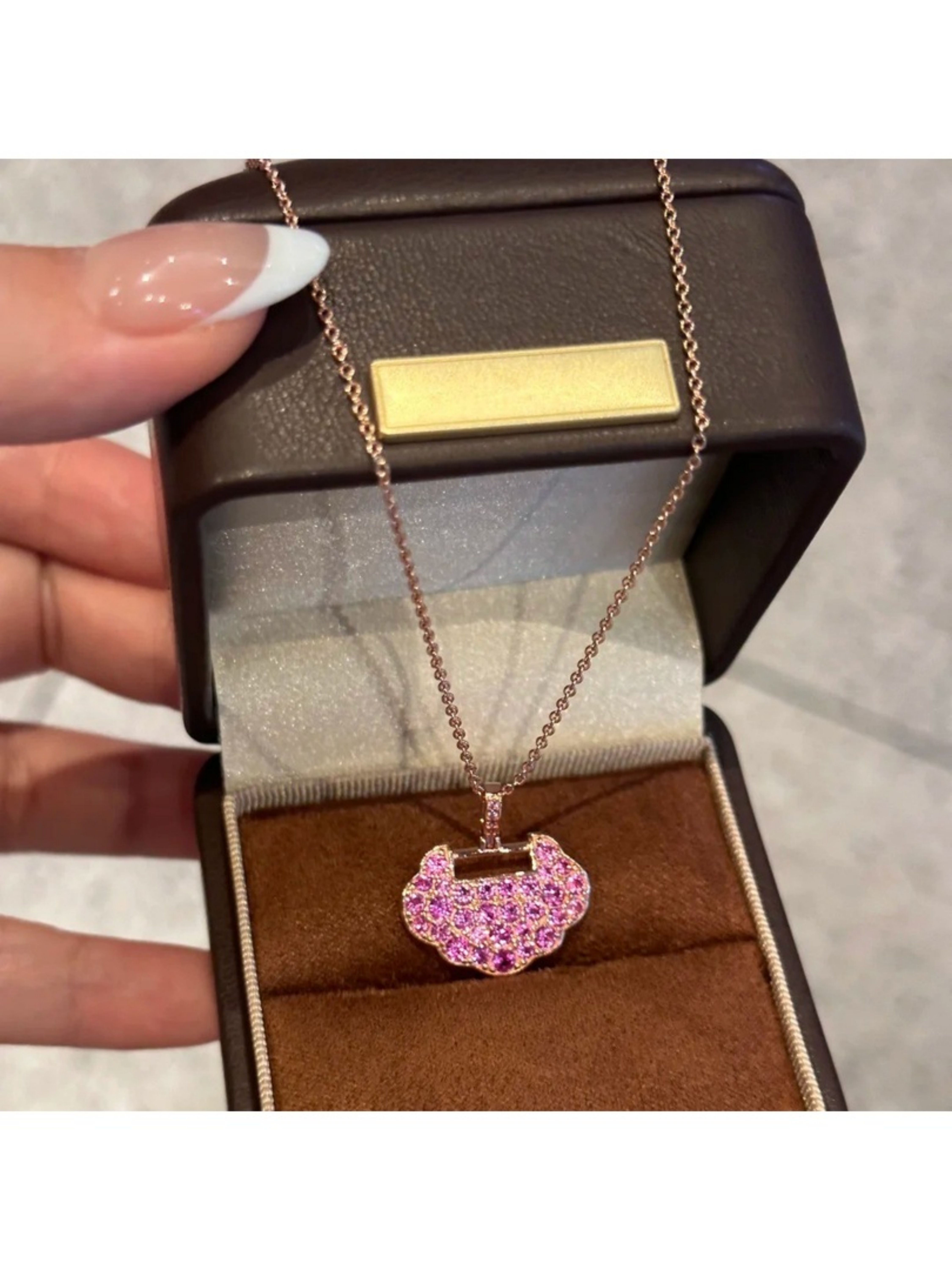 Gold Solid Chain Necklace