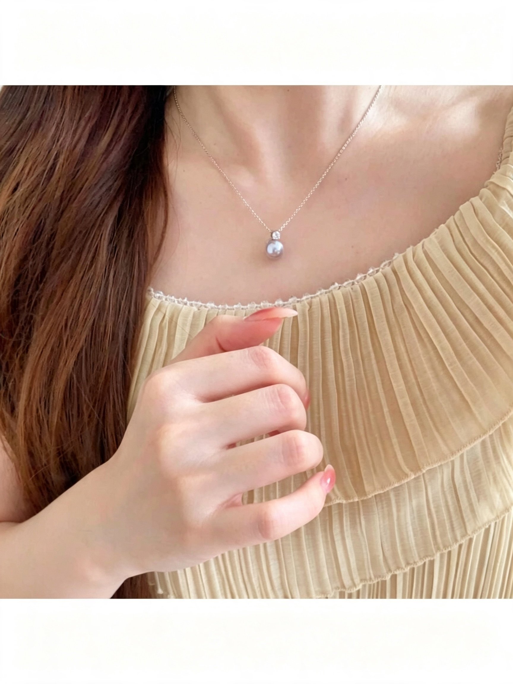 Silver Solid Pendant Necklace