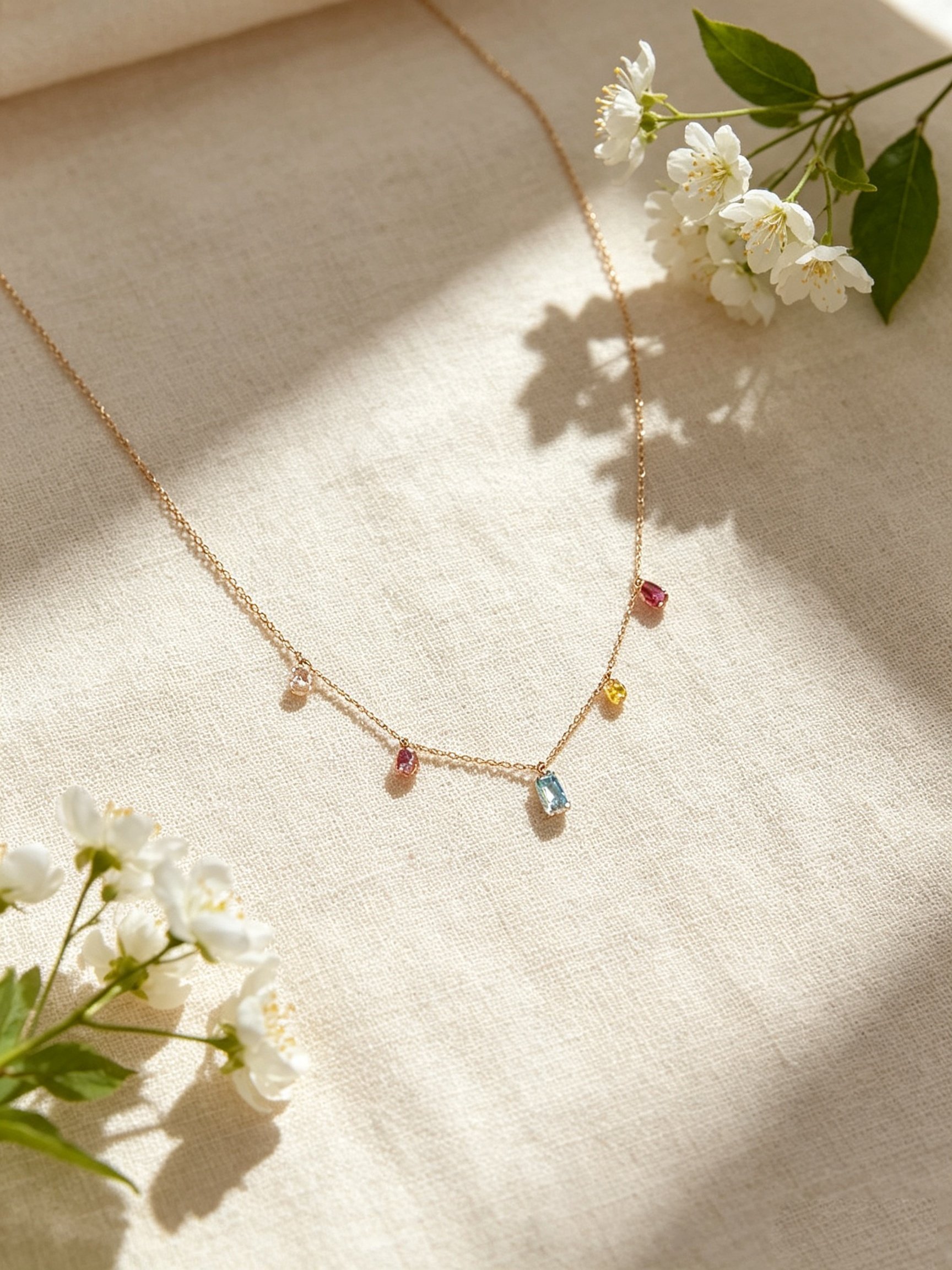 Gold Solid Chain Necklace