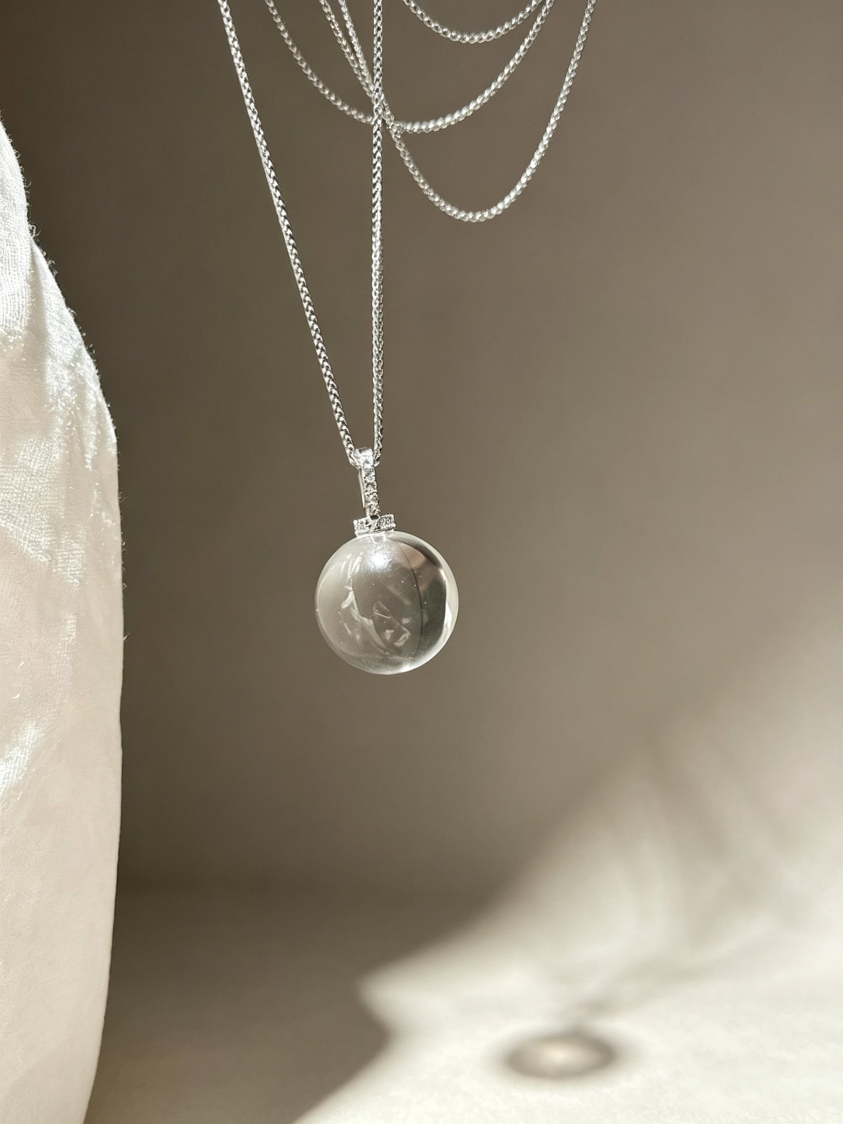 Silver Solid Chain Necklace