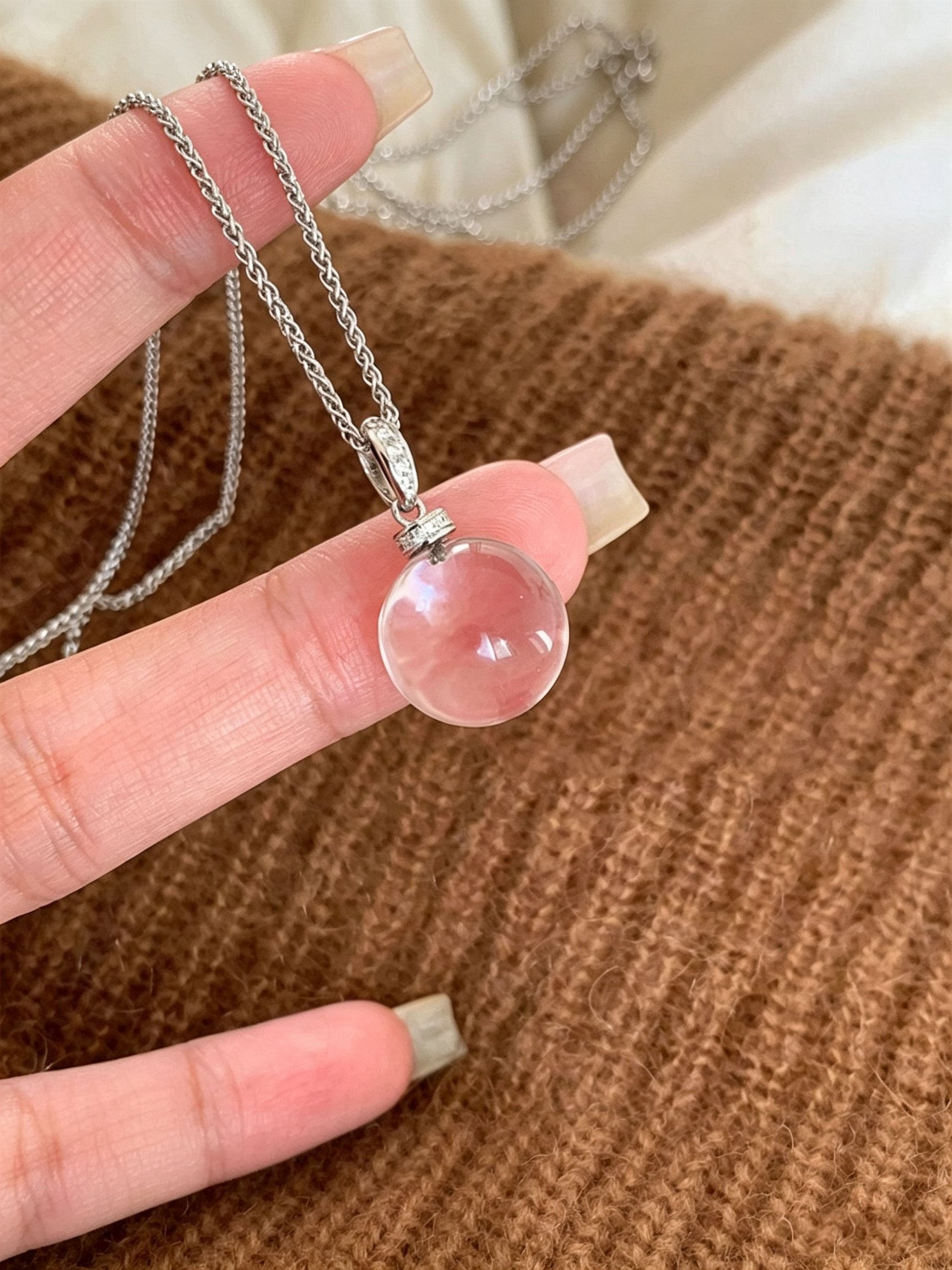 Silver Solid Chain Necklace