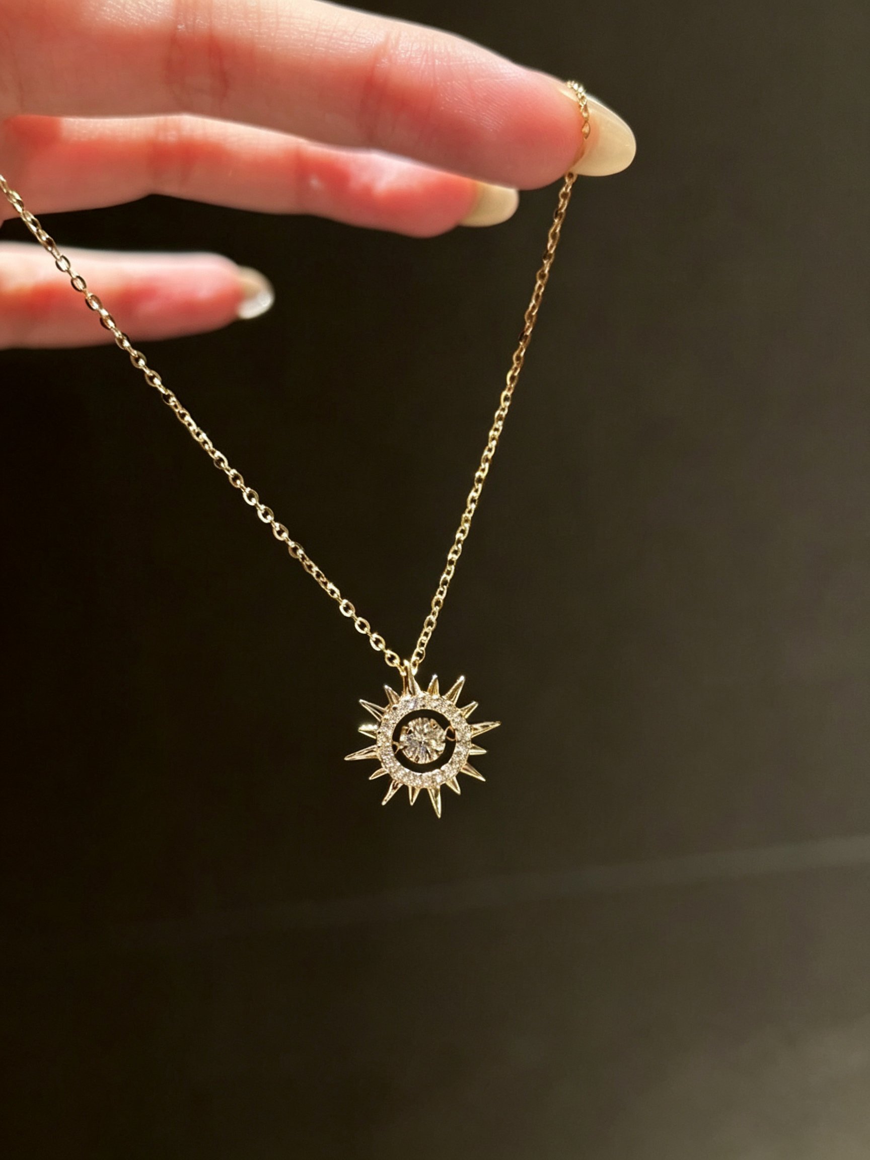Gold Solid Chain Necklace