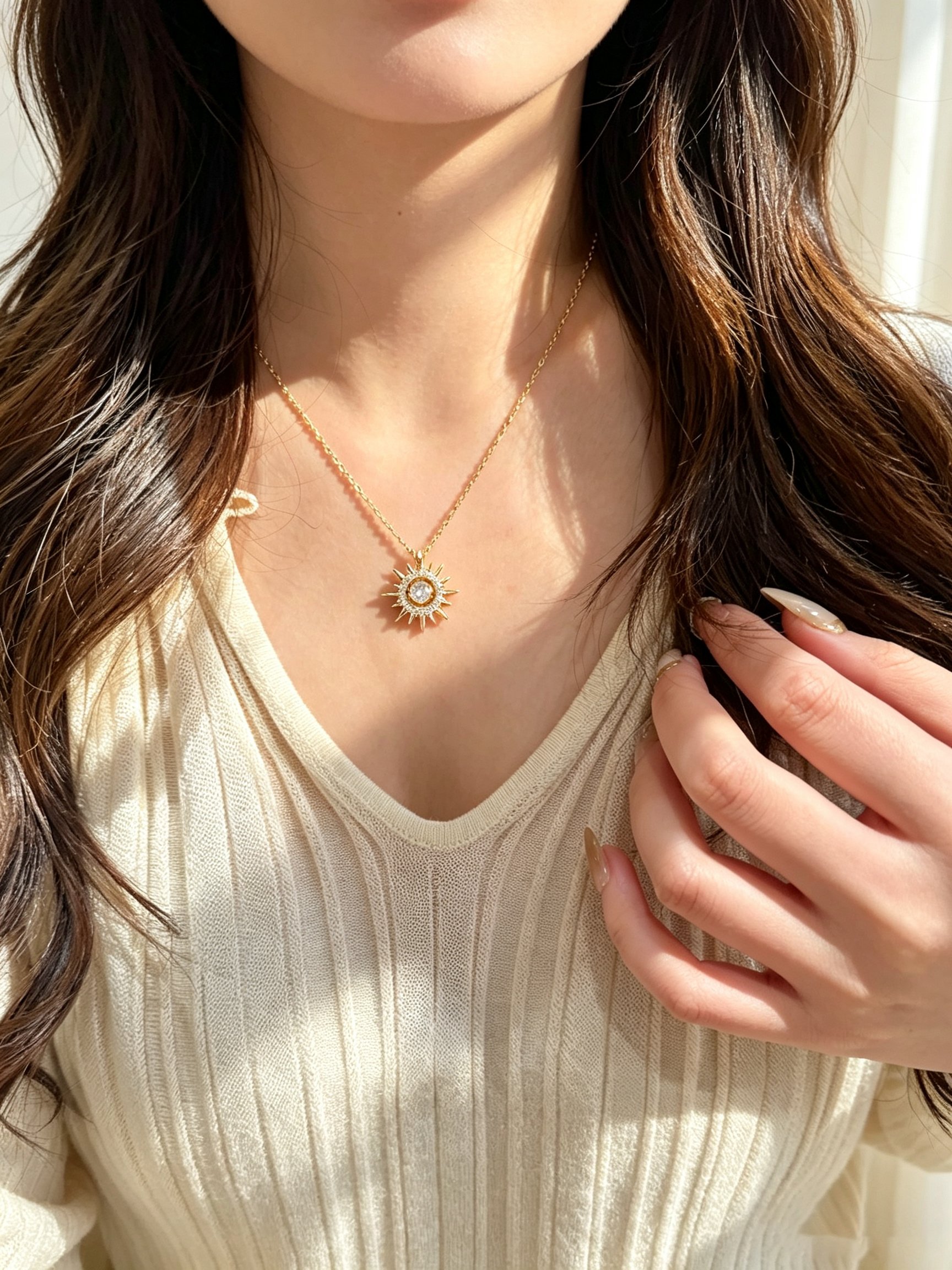 Gold Solid Chain Necklace