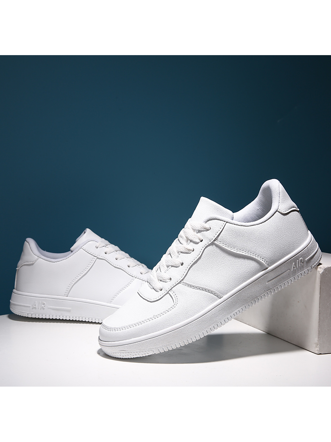 Men White Casual Sneakers