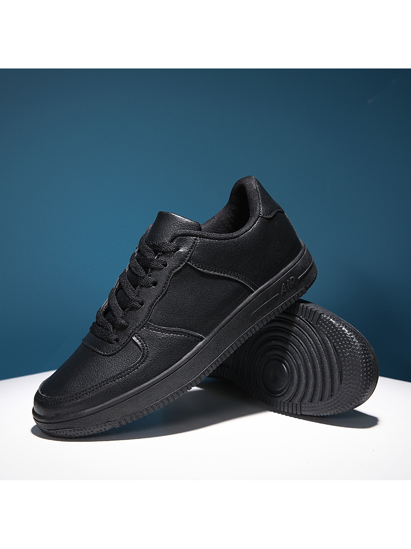 Men Black Casual Sneakers