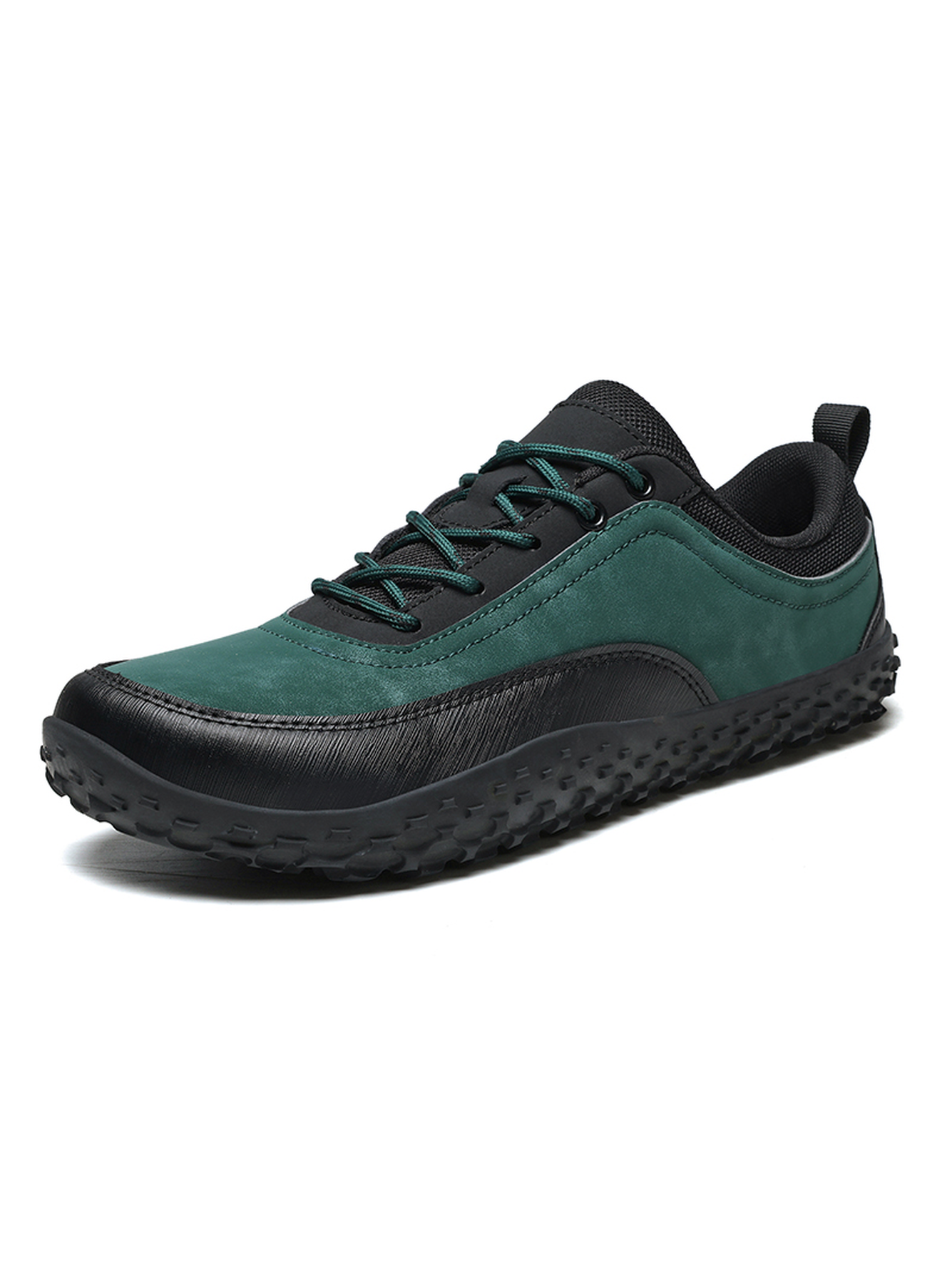 Men Green and Black Casual Sneakers