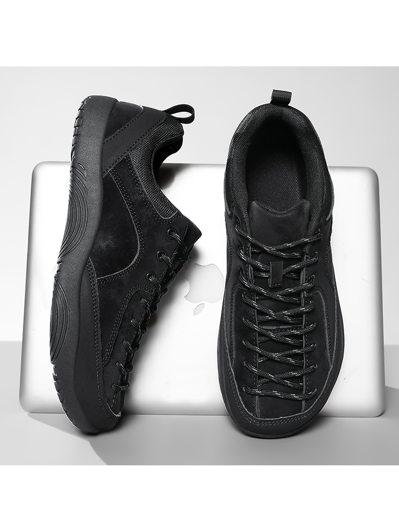 Men Black Casual Sneakers