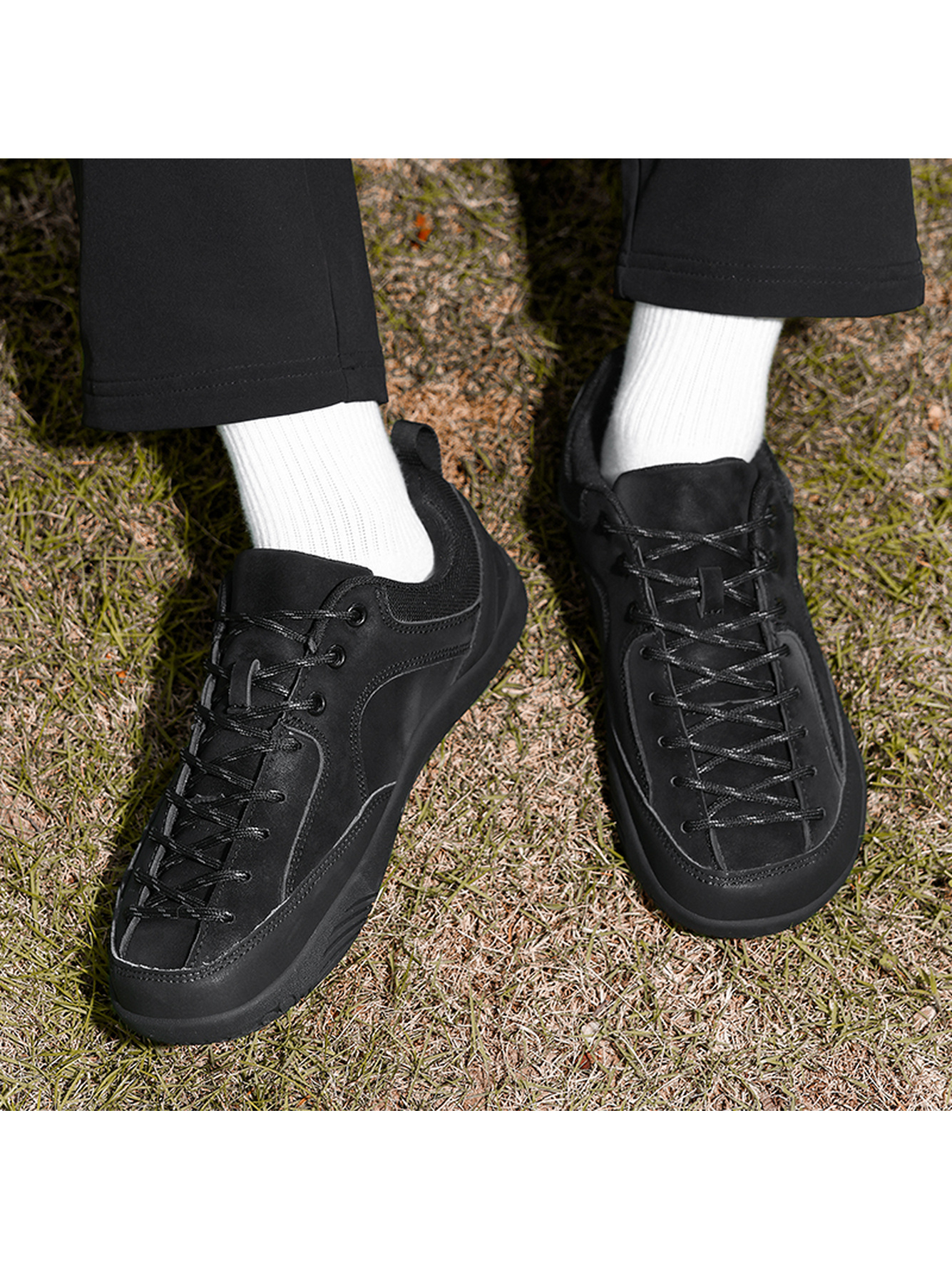 Men Black Casual Sneakers
