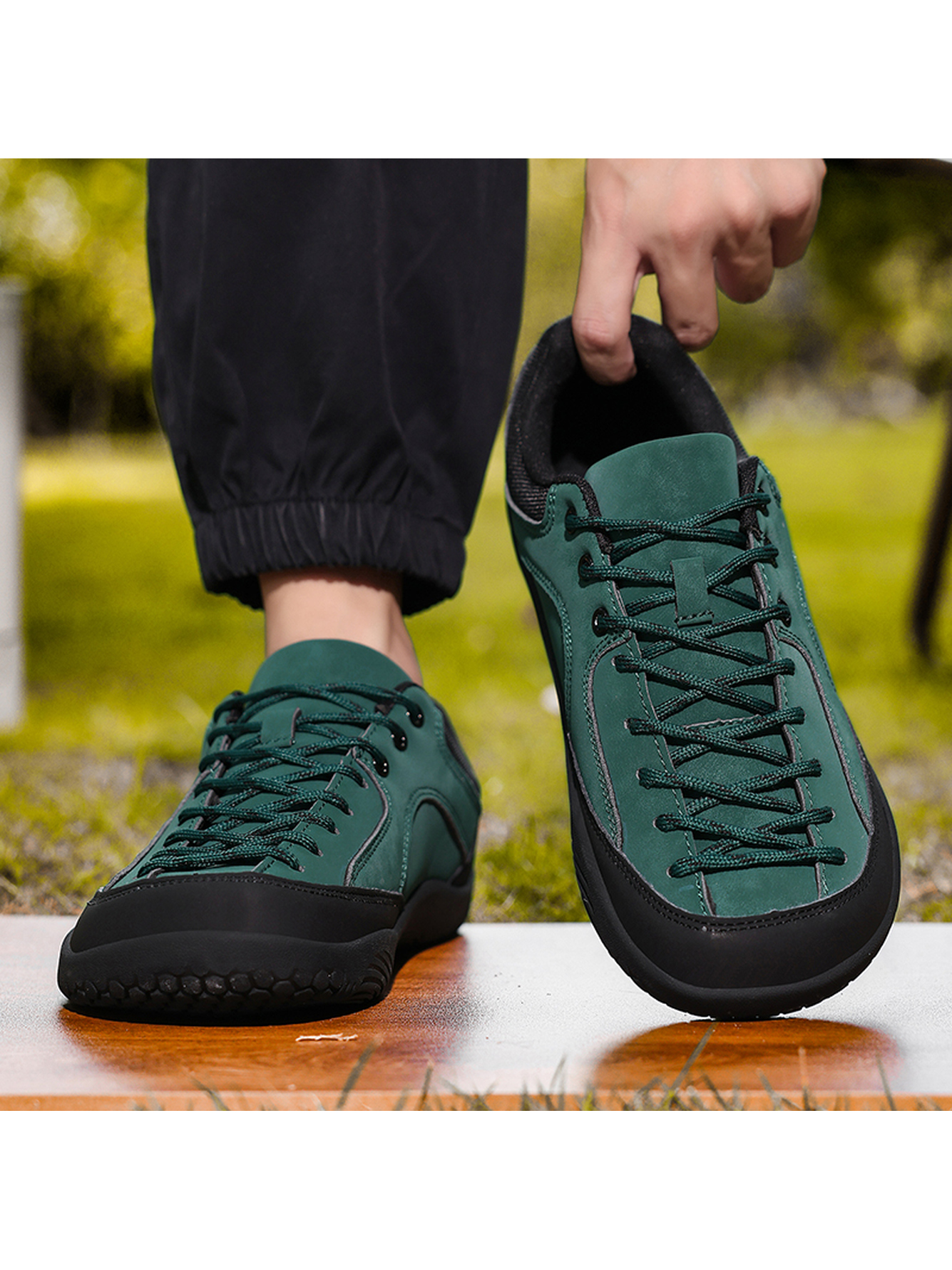 Men Green Casual Sneakers