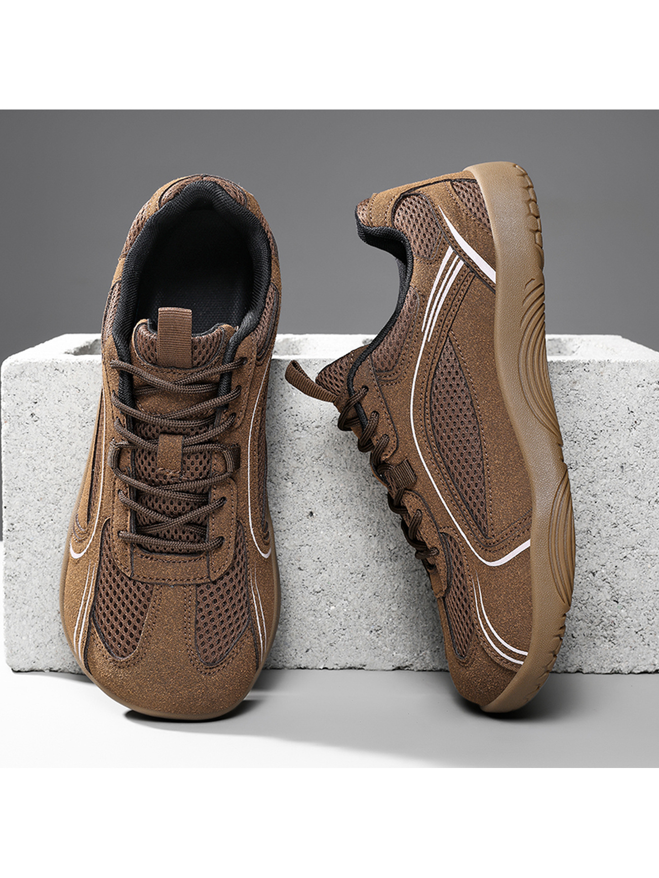 Men Brown Casual Sneakers