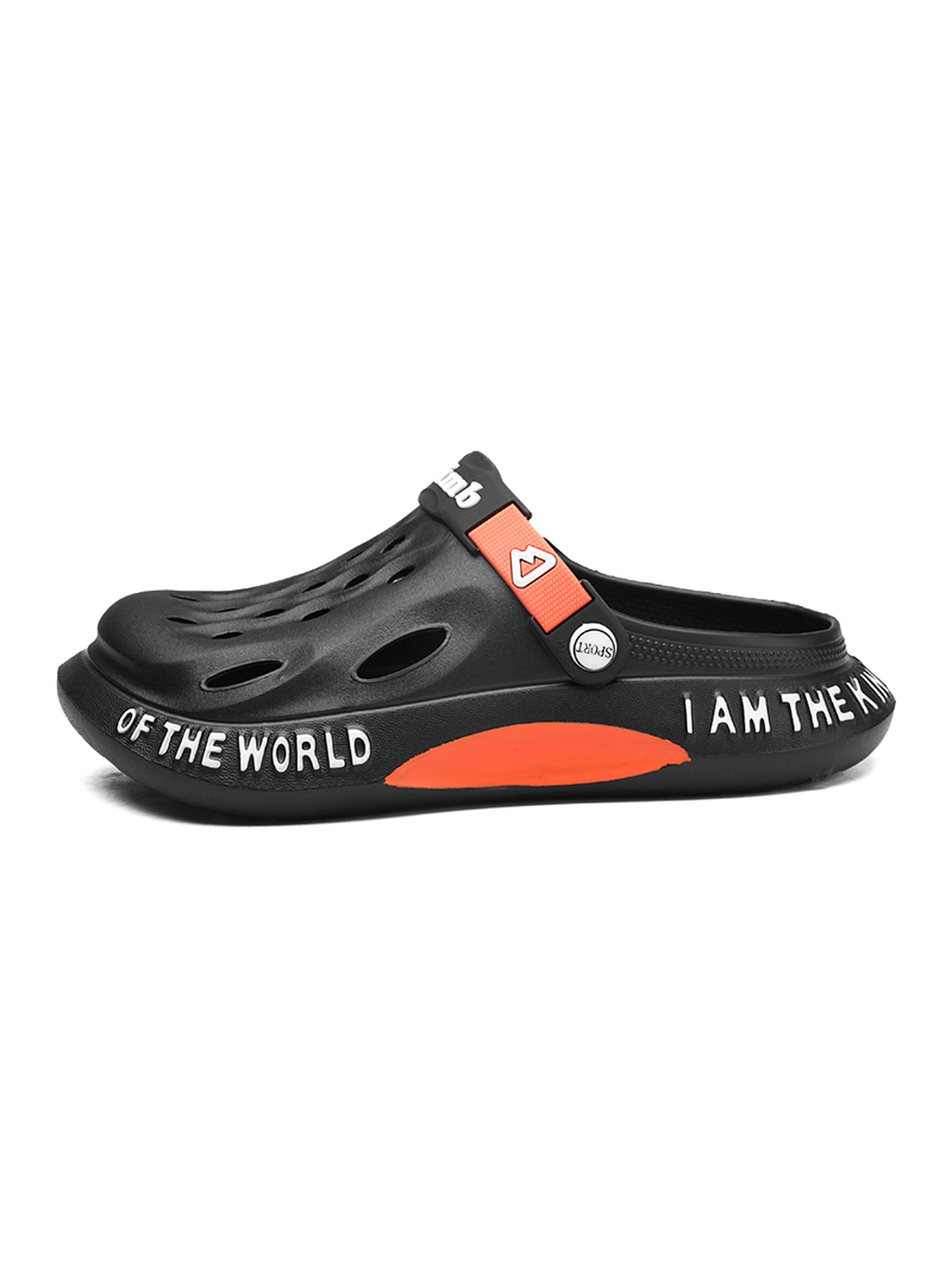 Men Black Comfort Plain Clogs