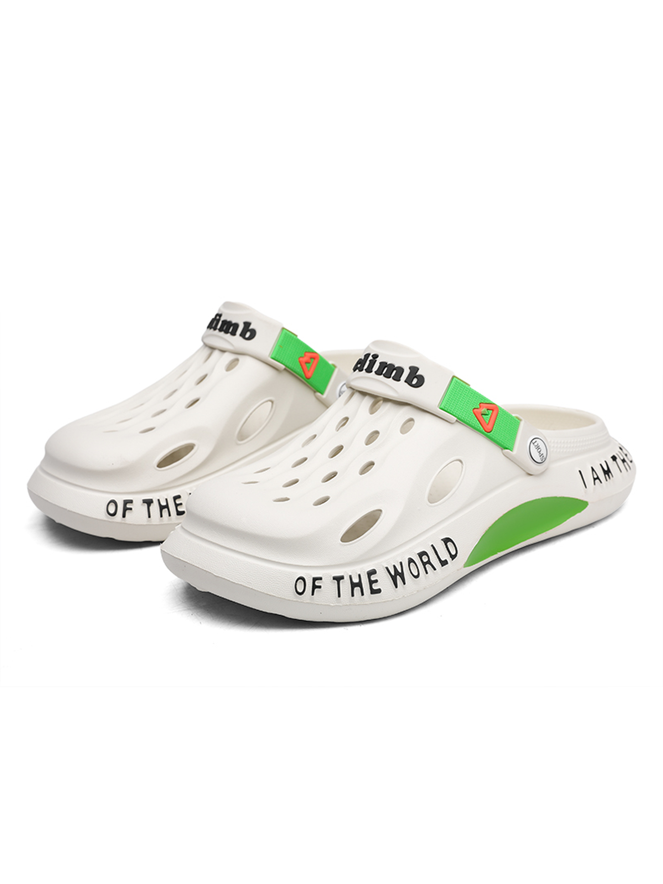 Men White Comfort Plain Clogs