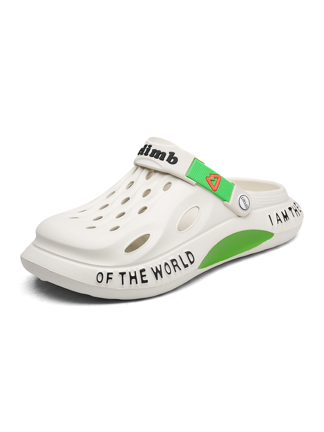 Men White Comfort Plain Clogs