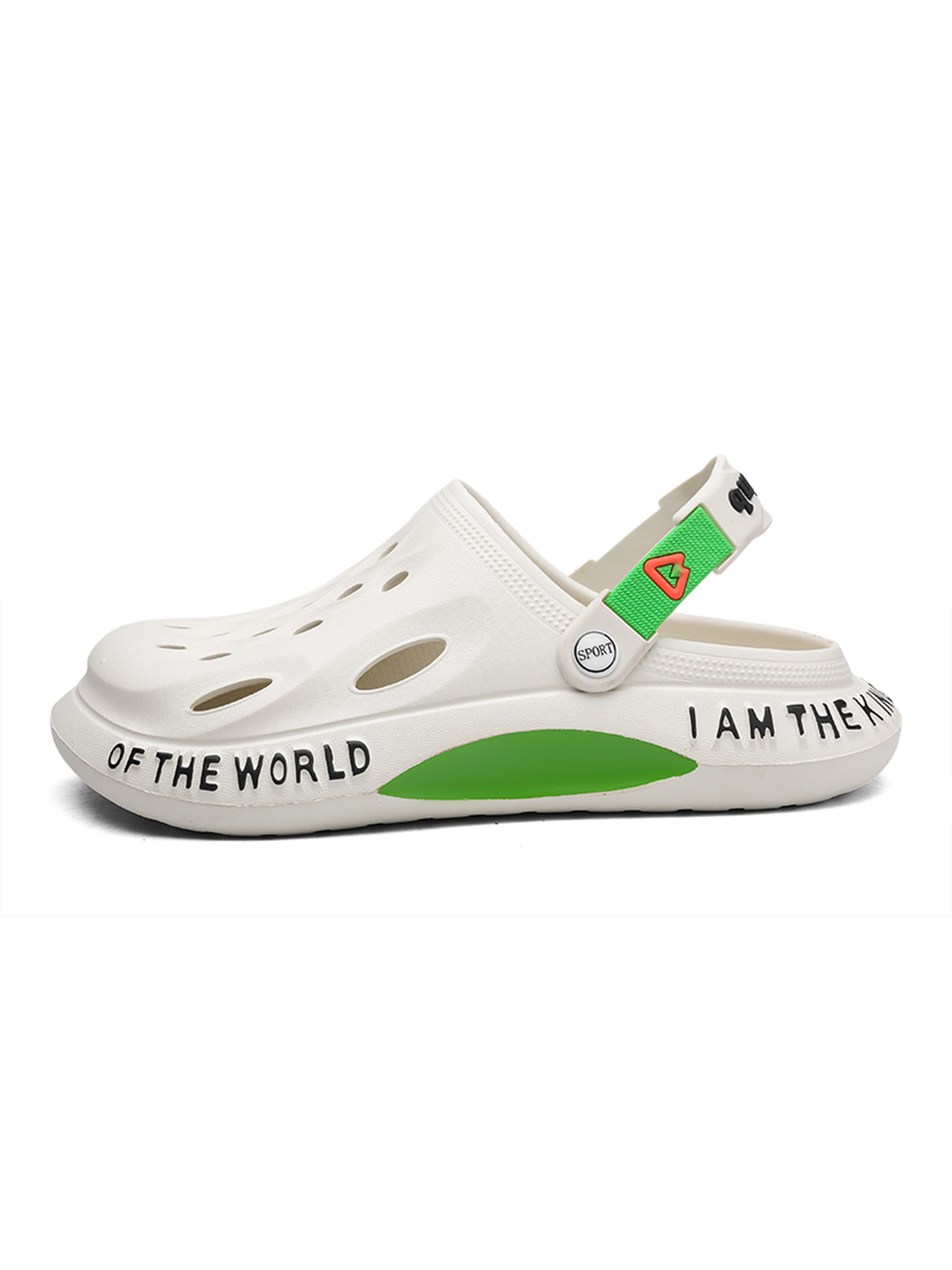 Men White Comfort Plain Clogs