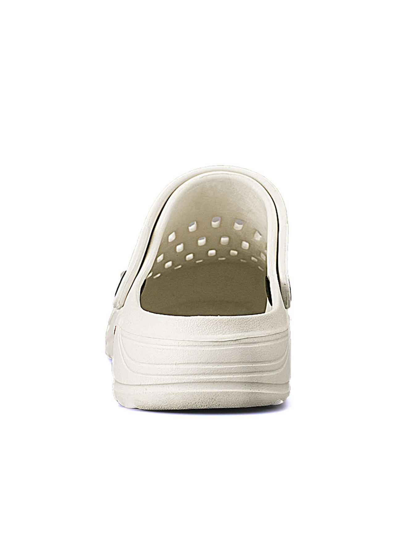 Men White Comfort Plain Clogs