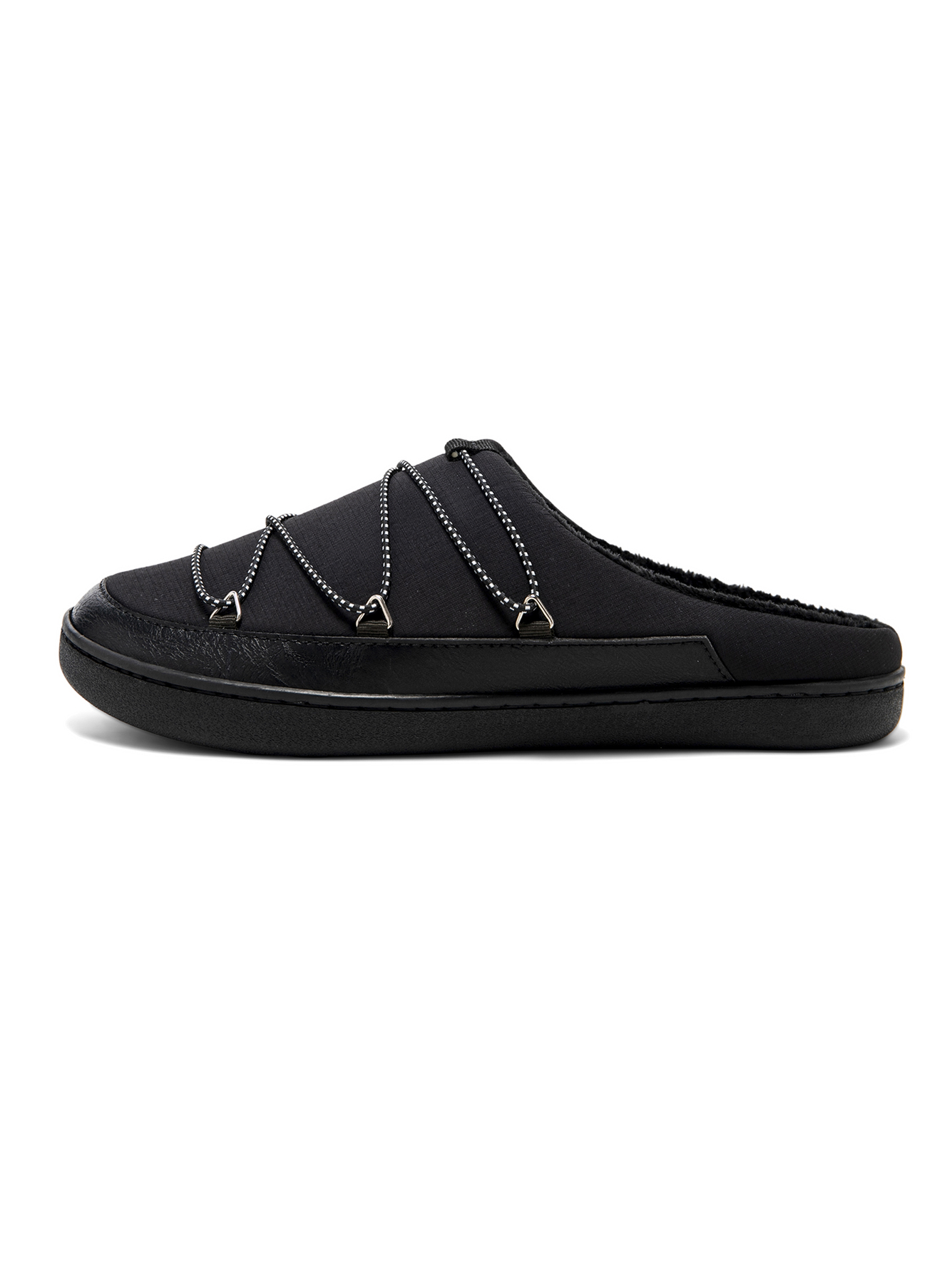Men Black Casual Comfort Slippers
