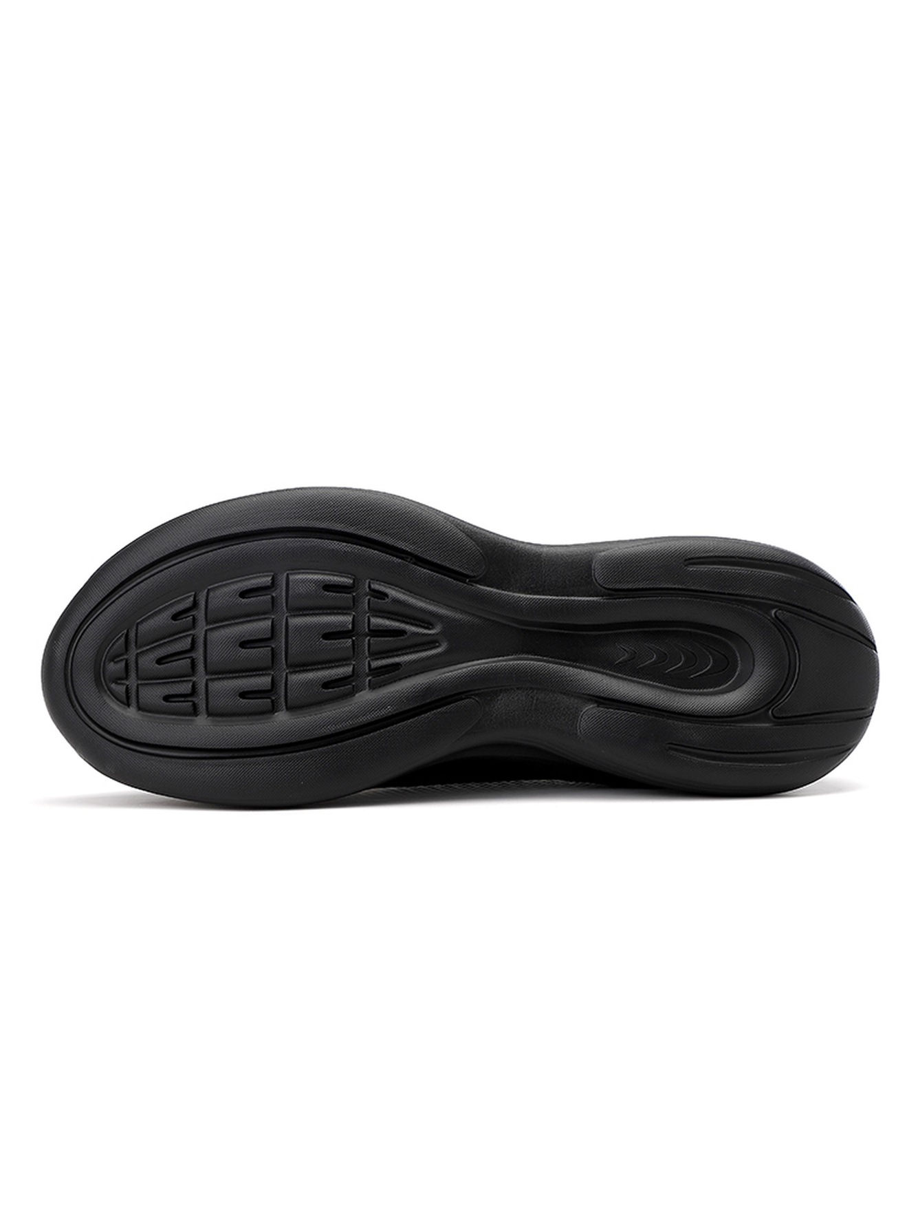 Men Black Mesh Slip-On Sneakers