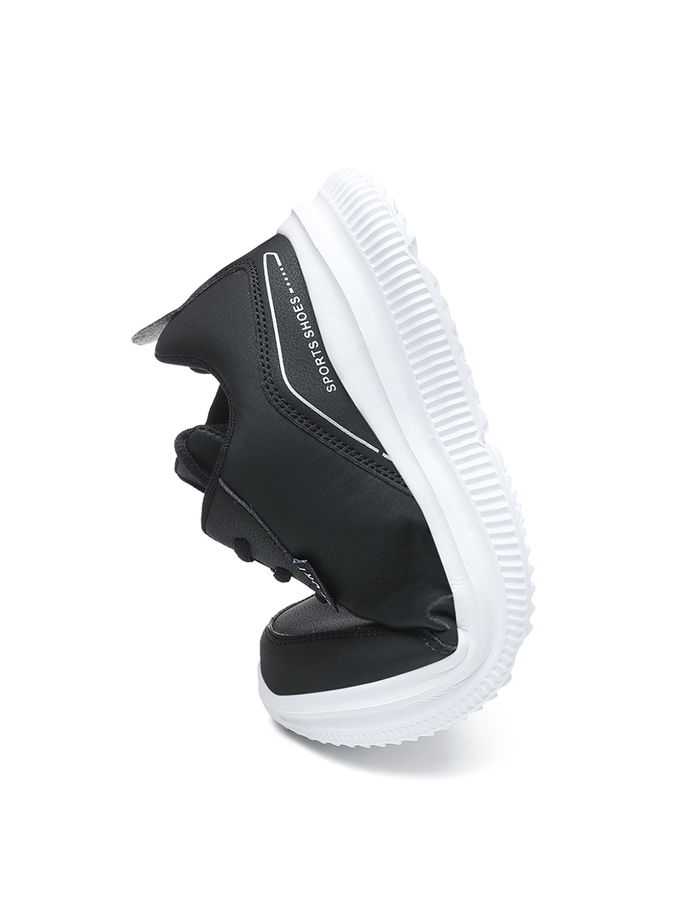 Men Black Casual Comfort Sneakers