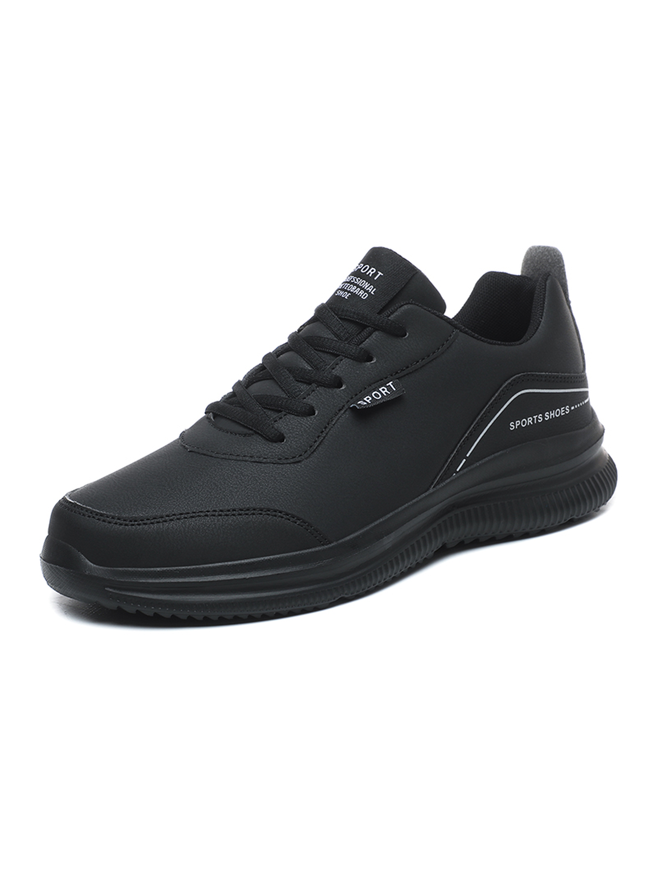 Men Black Casual Sport Sneakers