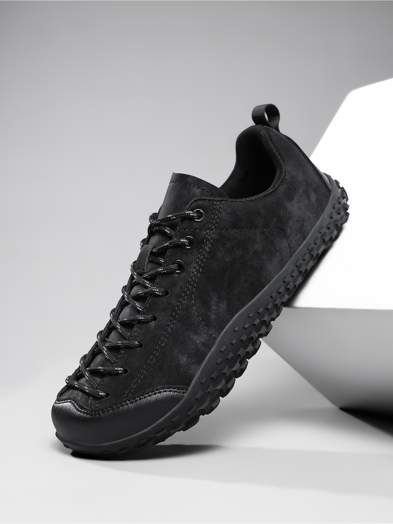 Men Black Casual Sneakers