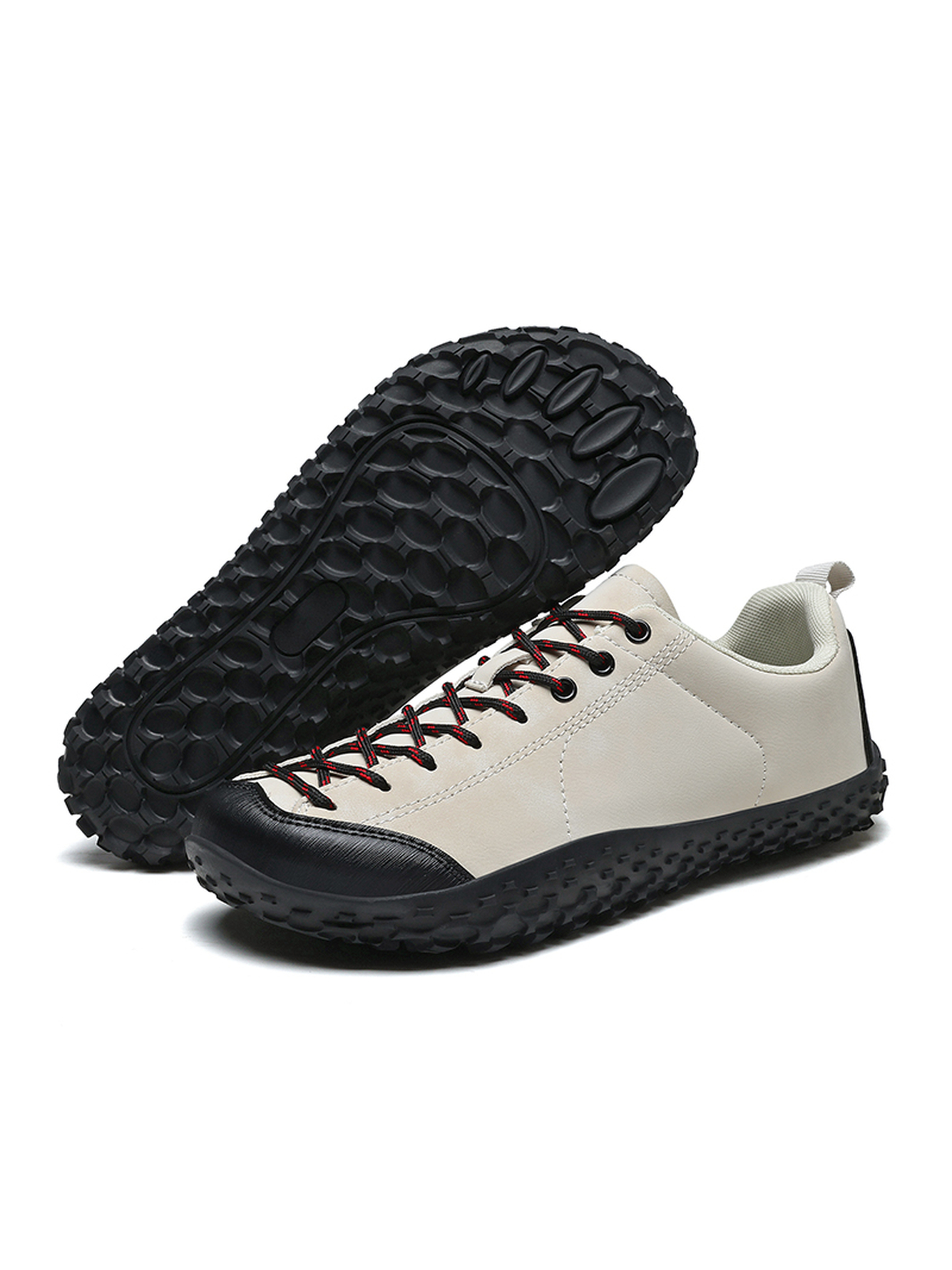 Men Beige Casual Sneakers