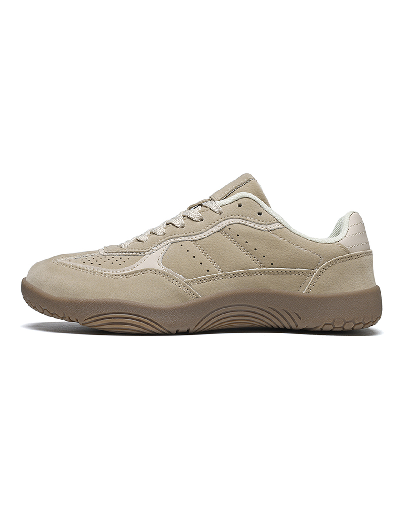 Men Beige Casual Sneakers