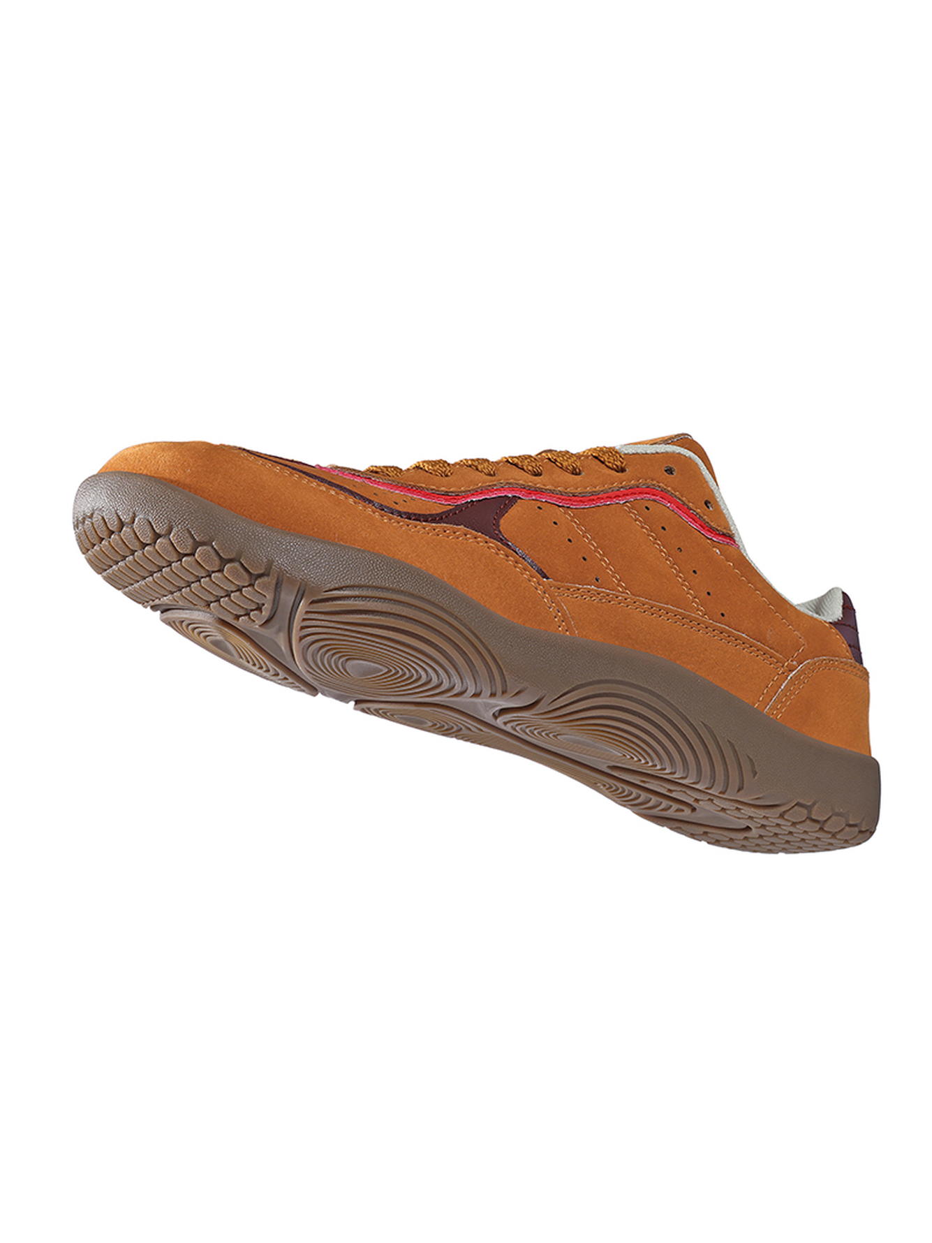 Men Rust Suede Look Casual Sneakers