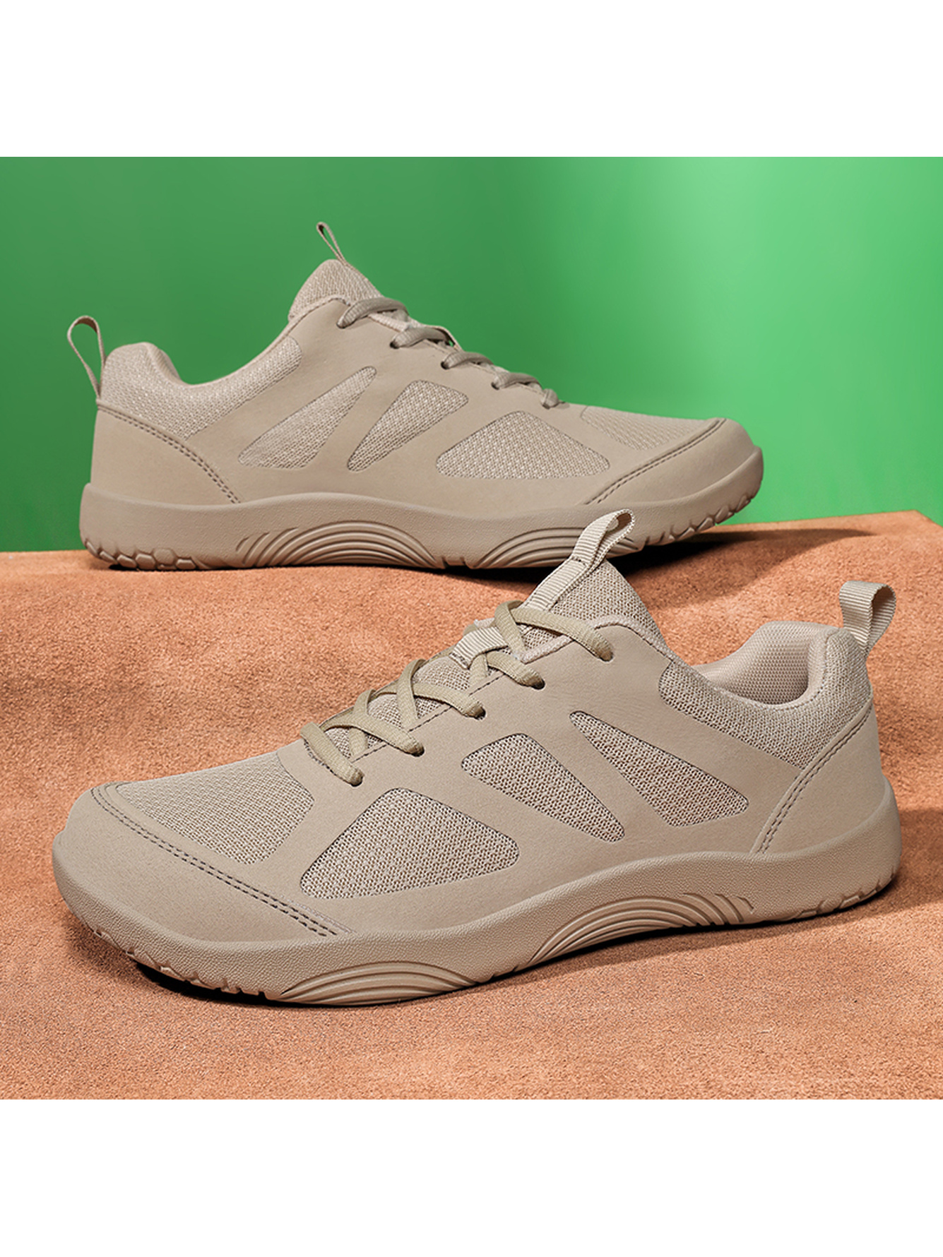 Men Beige Casual Sneakers