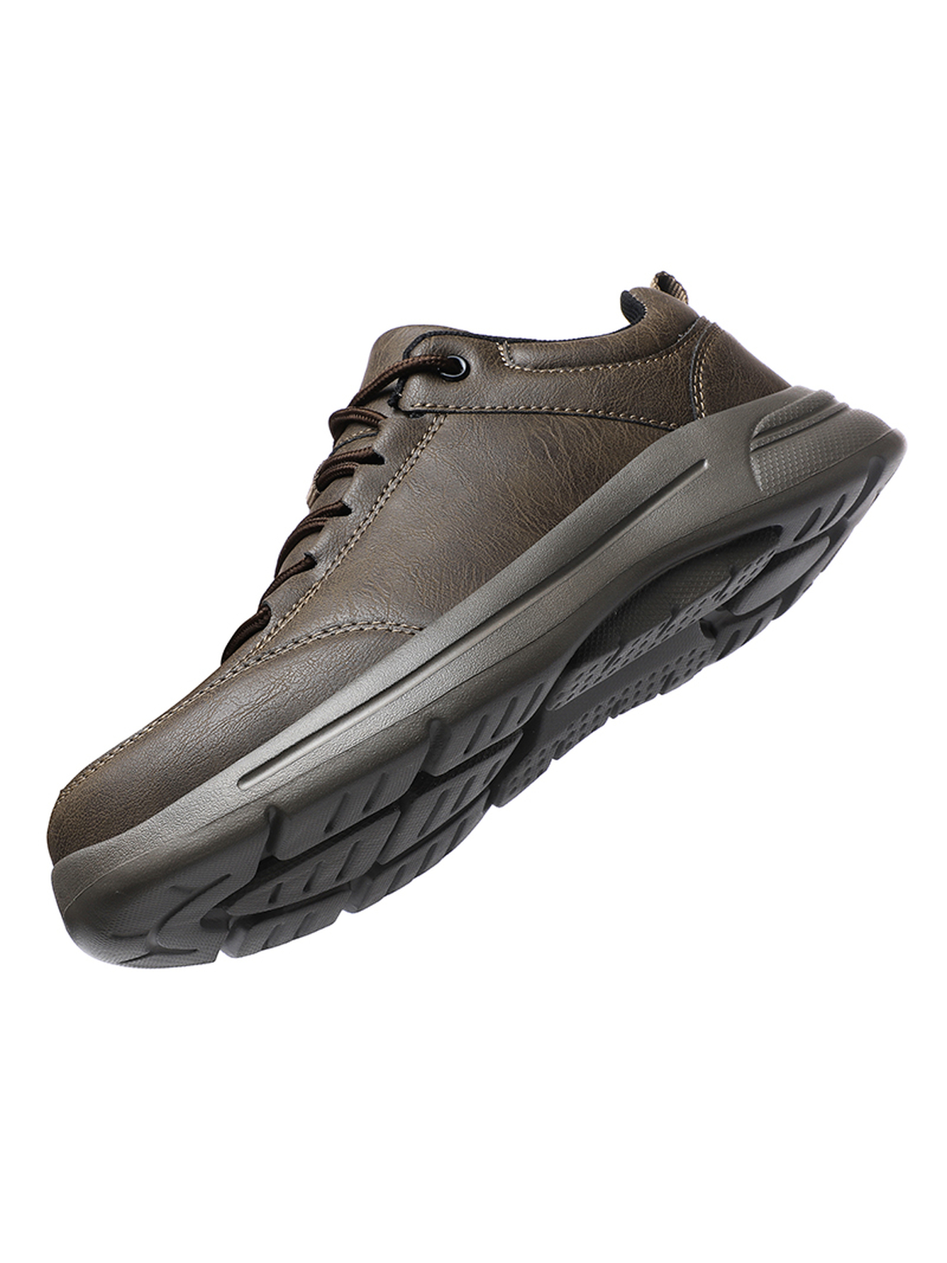 Brown Men Casual Comfort Sneakers