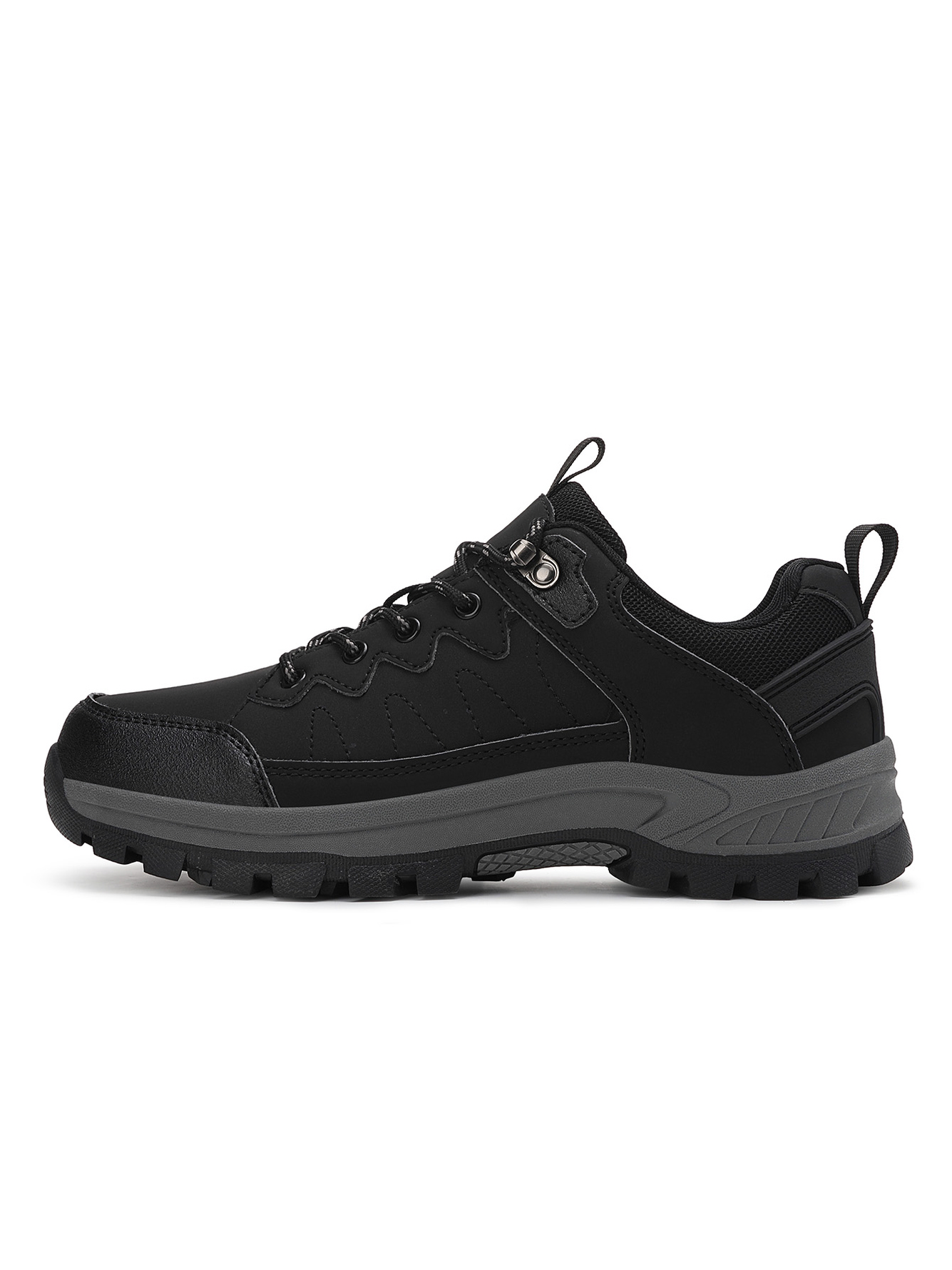 Men Black Outdoor Hiking Sneakers
