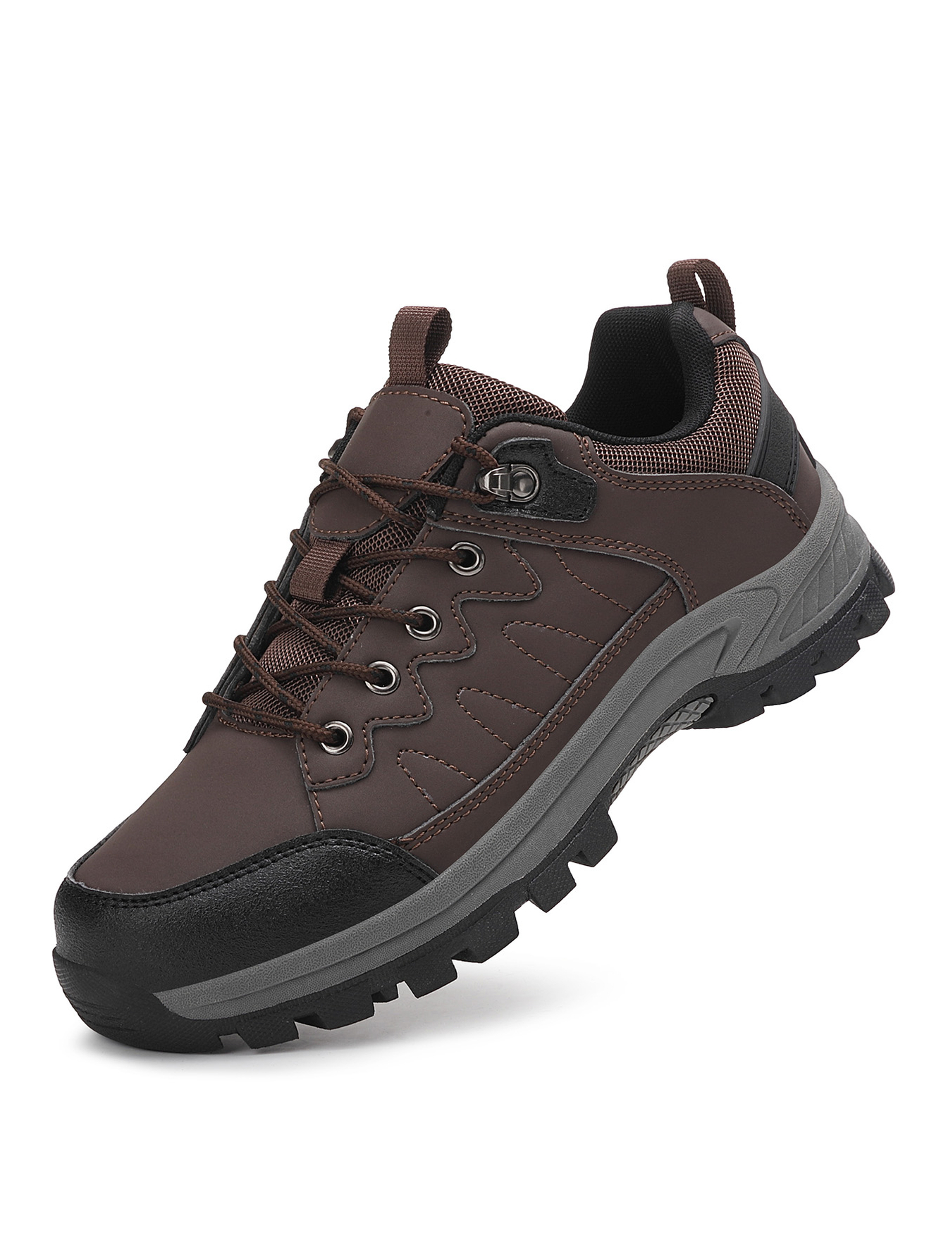 Men Brown Hiking Sneakers