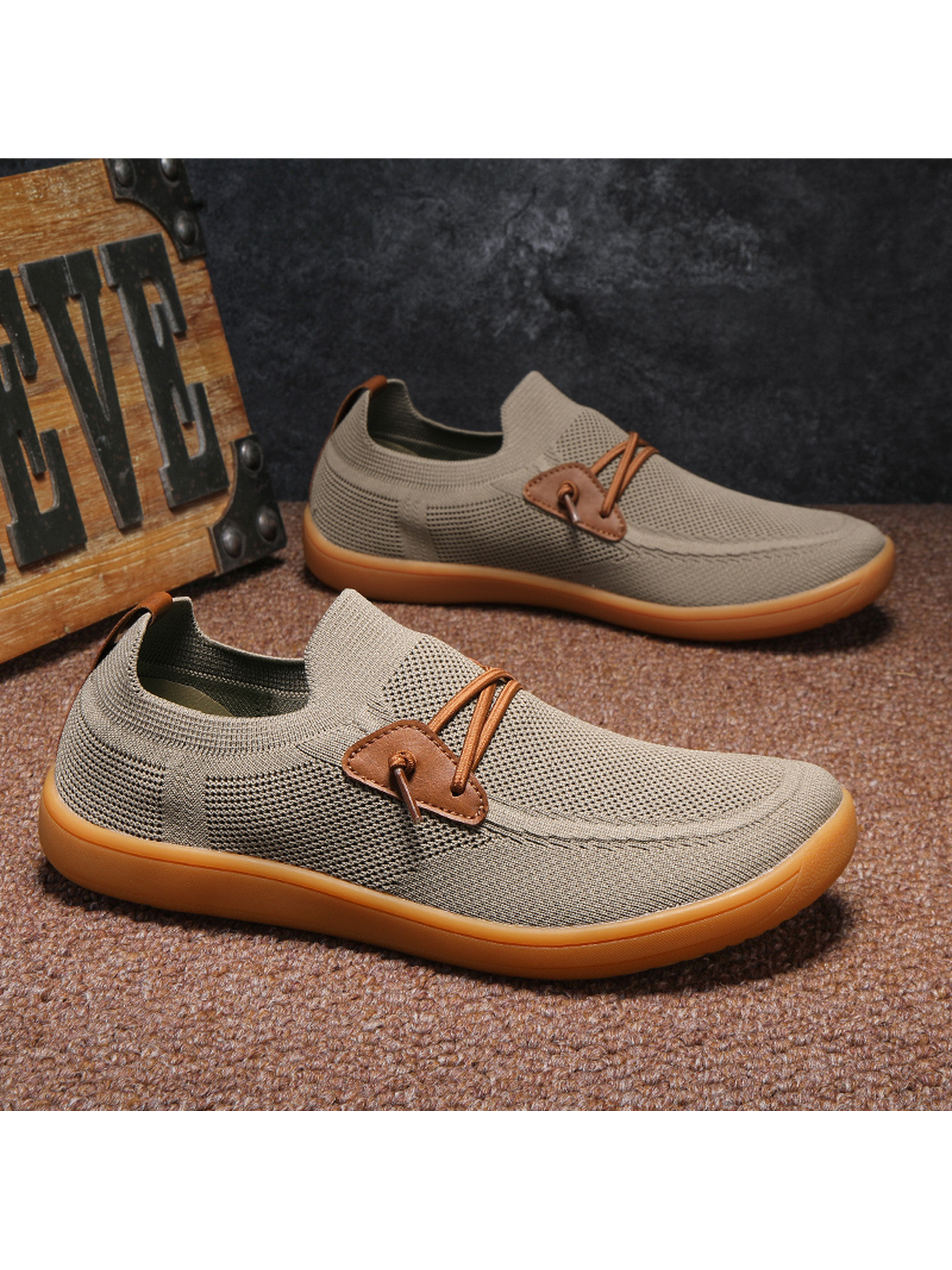 Men Brown Slip-On Casual Shoes