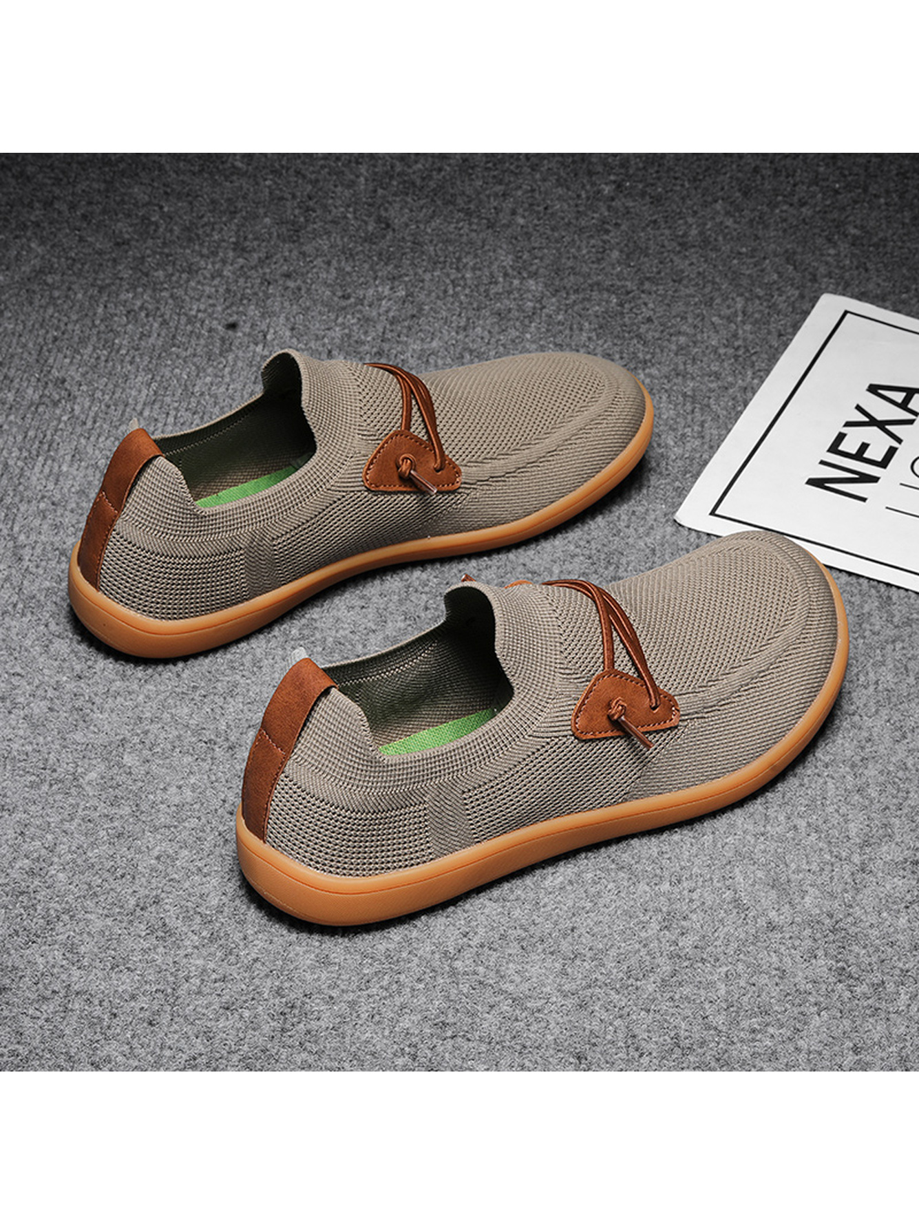 Men Brown Slip-On Casual Shoes