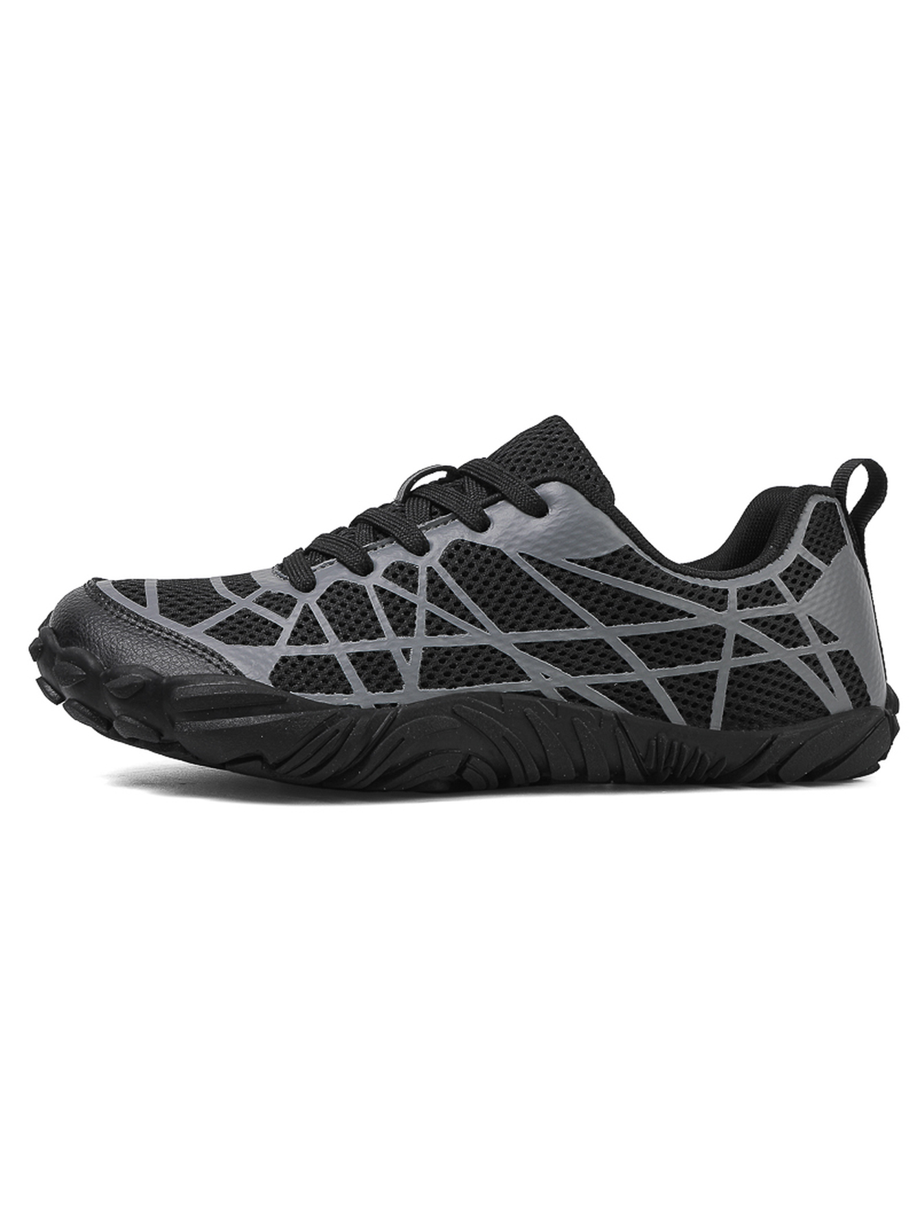 Men Black Mesh Aqua Sneakers